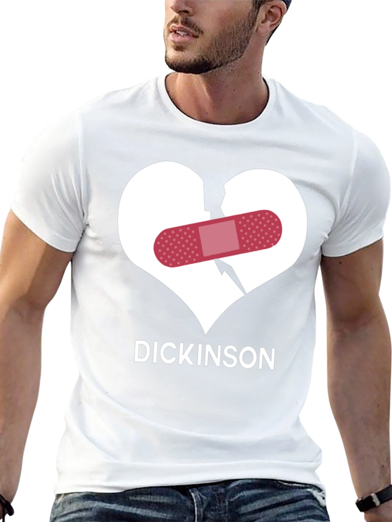 Broken Heart Dickinson Funny T-Shirt