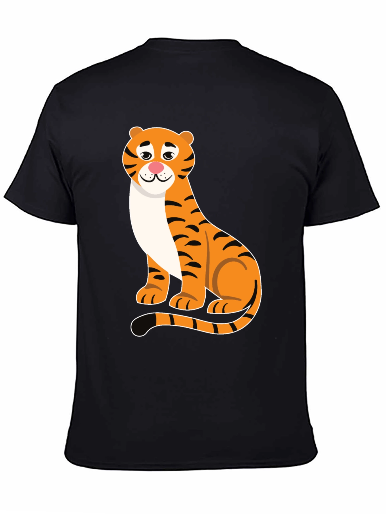 Tiger Graphic Black T-Shirt