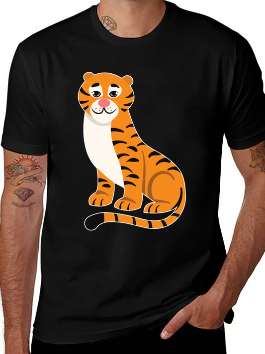 Tiger Graphic Black T-Shirt