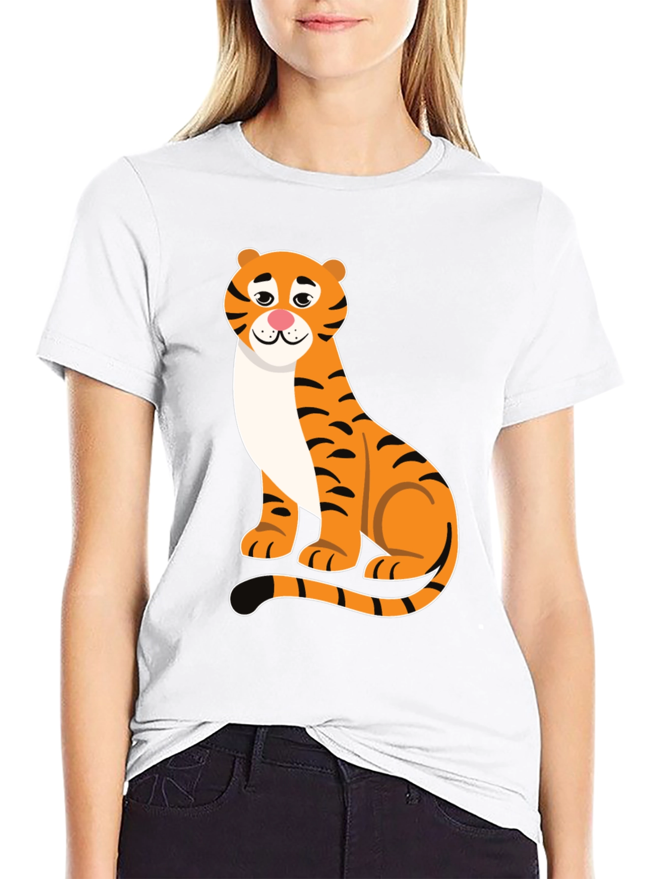 Tiger Graphic Black T-Shirt
