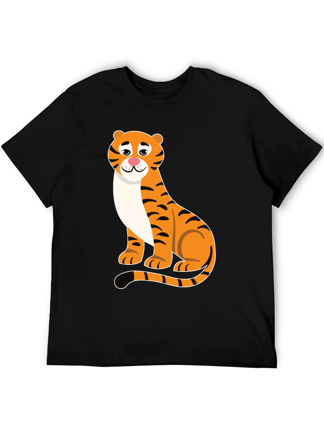 Tiger Graphic Black T-Shirt