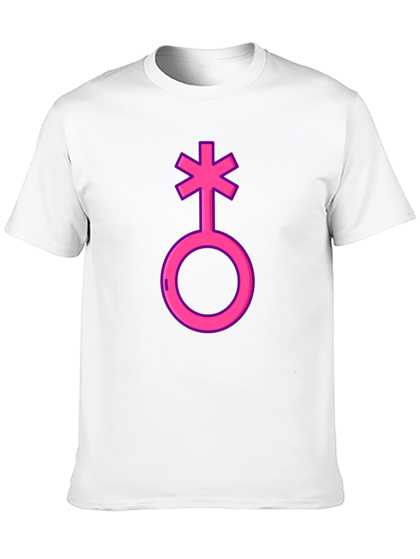 Genderqueer Symbol T-Shirt - Black