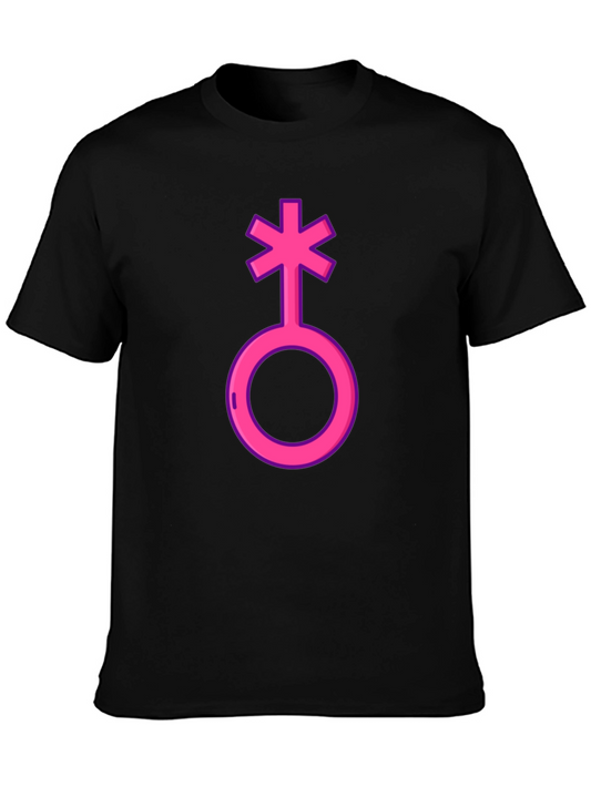 Genderqueer Symbol T-Shirt - Black