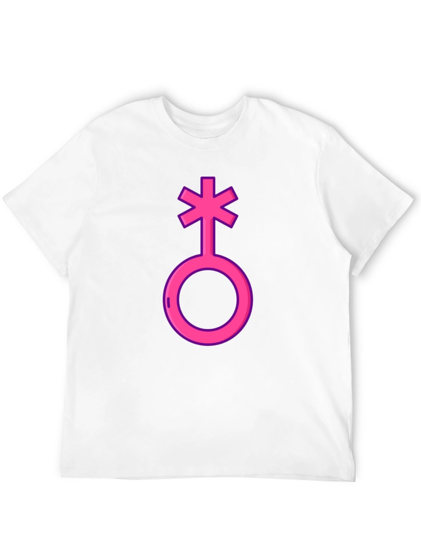 Genderqueer Symbol T-Shirt - Black