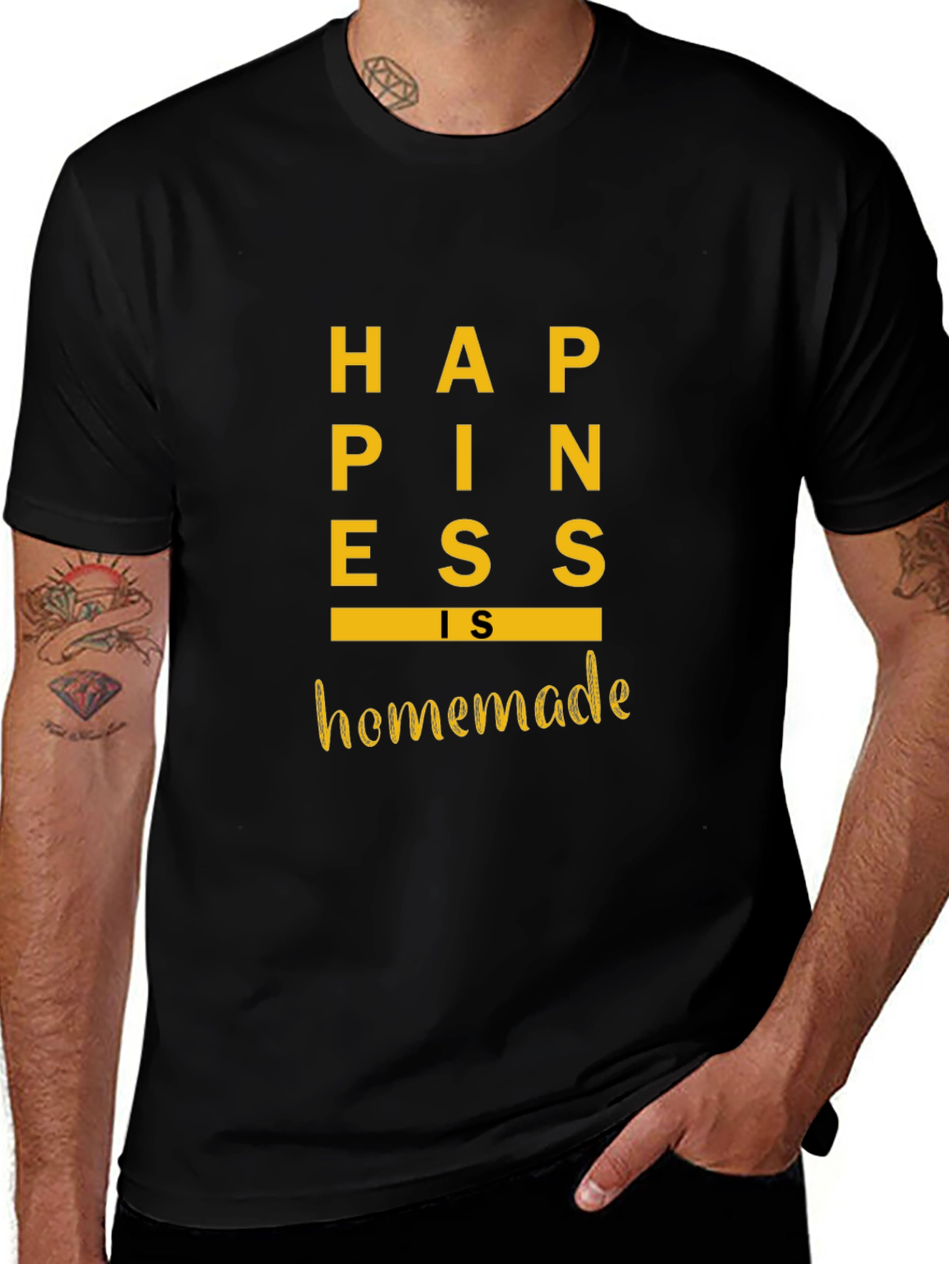 Happiness is Homemade Graphic T-Shirt
