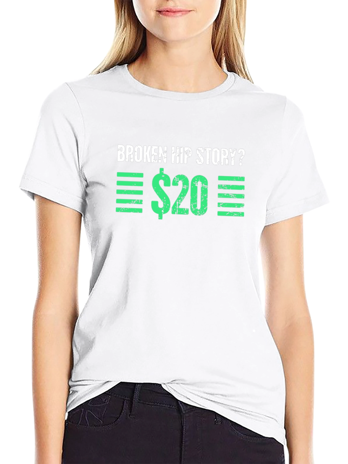 Broken Hip Story T-Shirt - Funny Graphic Tee