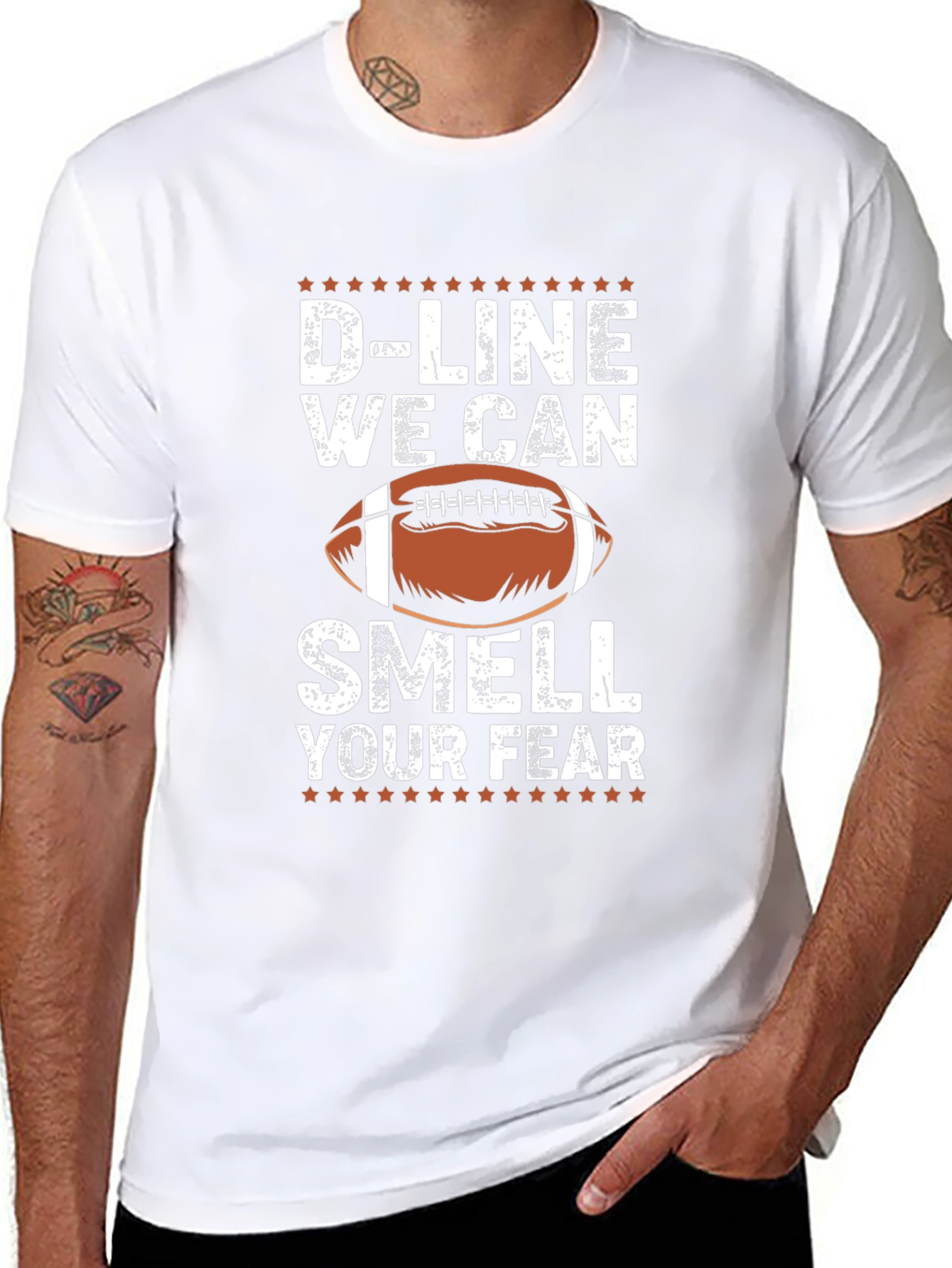 D-Line We Can Smell Your Fear Football T-Shirt