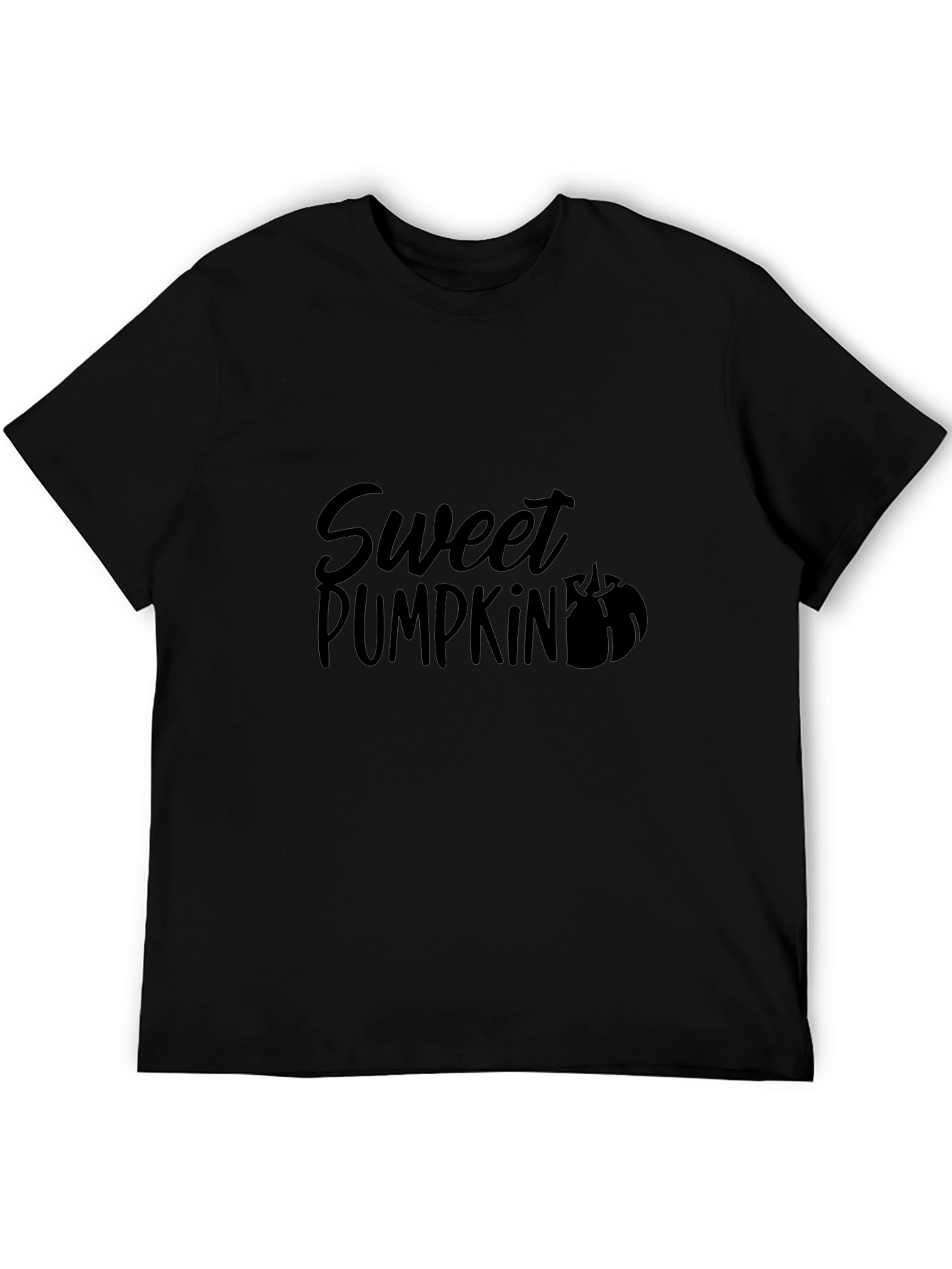 Sweet Pumpkin Halloween T-Shirt - Black Cotton Tee