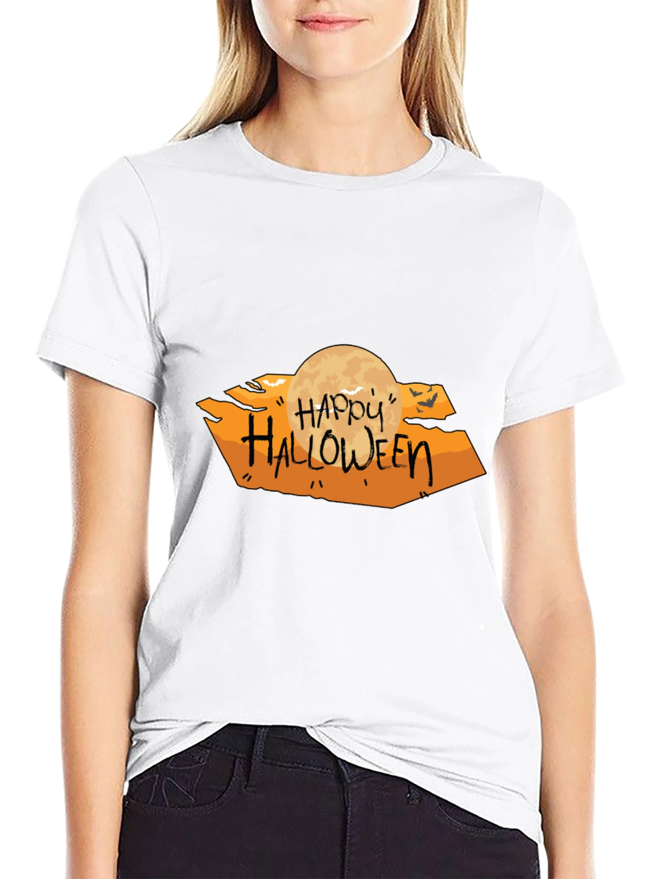 Happy Halloween Graphic Tee - Spooky Season Shirt