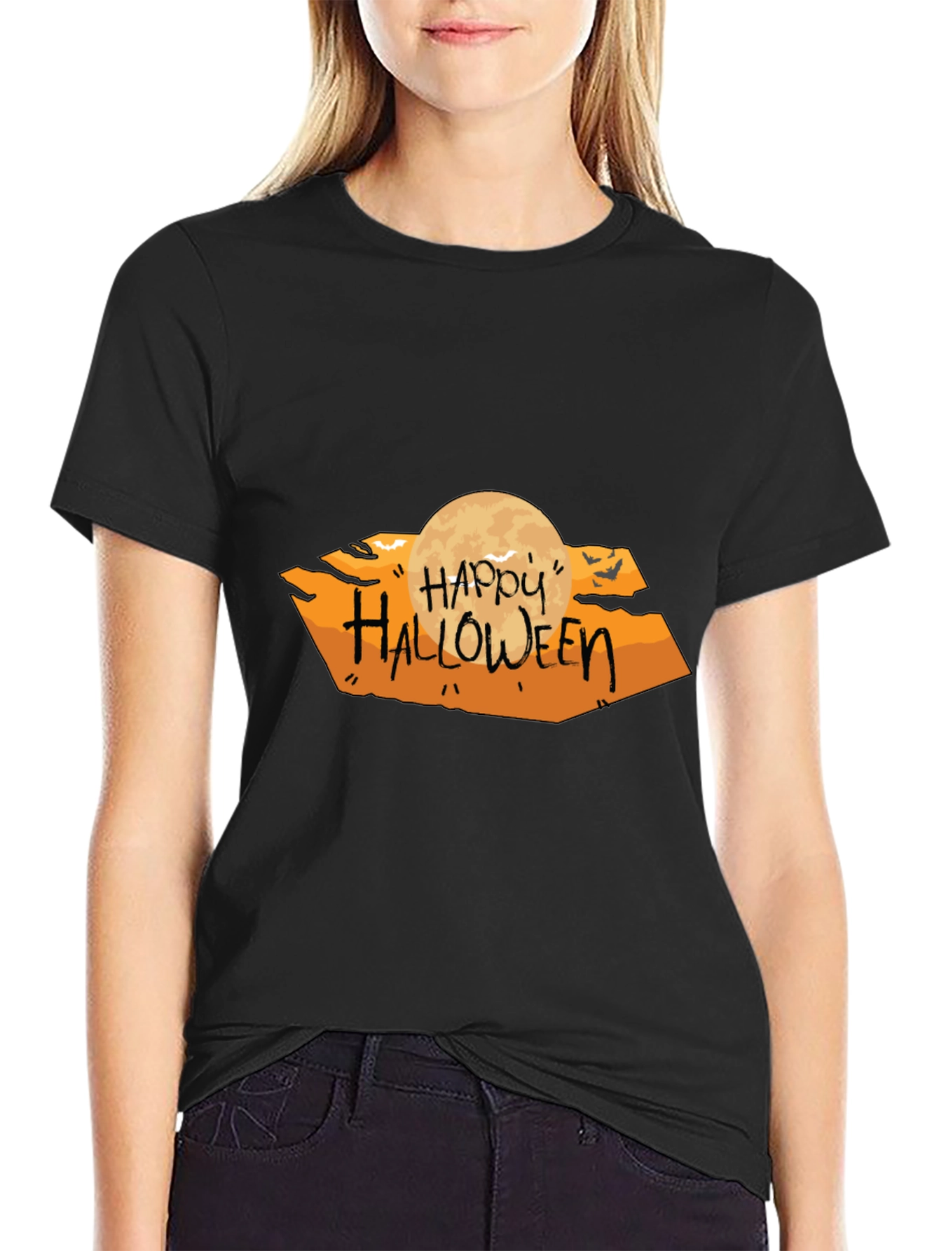 Happy Halloween Graphic Tee - Spooky Season Shirt