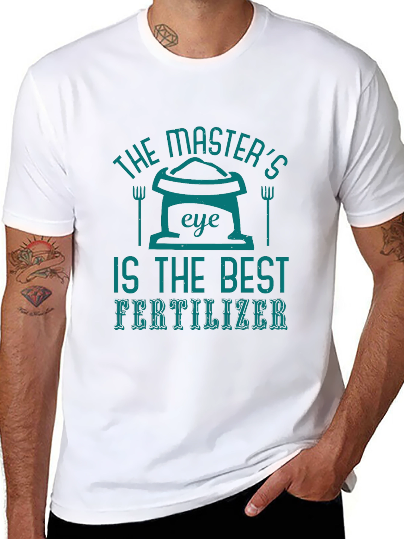 Masters Eye Fertilizer T-Shirt - Black Cotton Tee