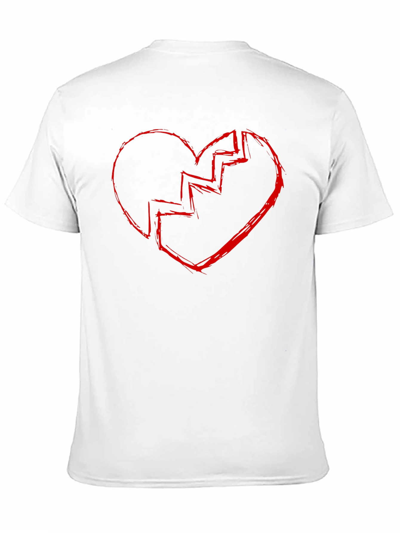 Broken Heart Graphic Tee - Black