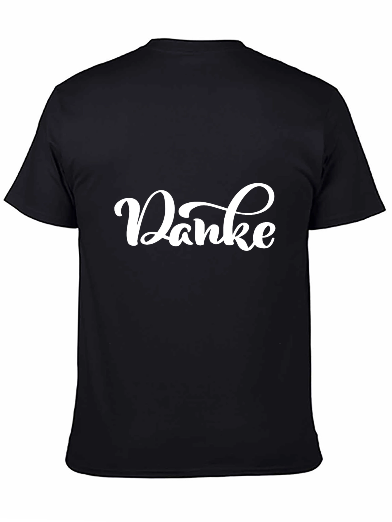 Danke Black T-Shirt - Express Your Gratitude