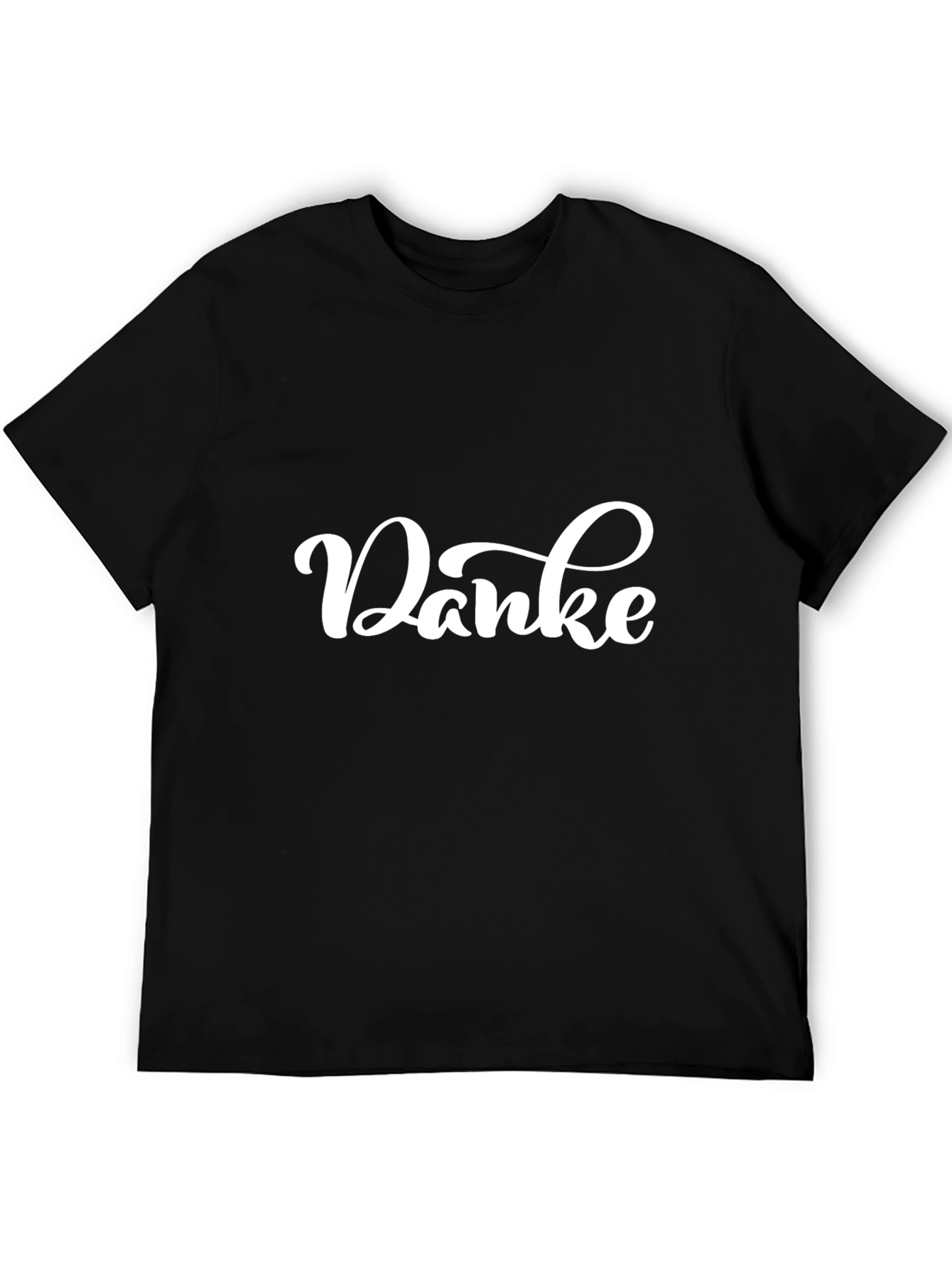 Danke Black T-Shirt - Express Your Gratitude