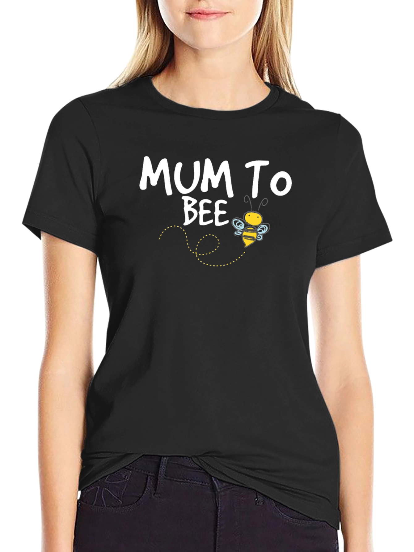Mum To Bee Graphic Tee - Expecting Mother Shirt
