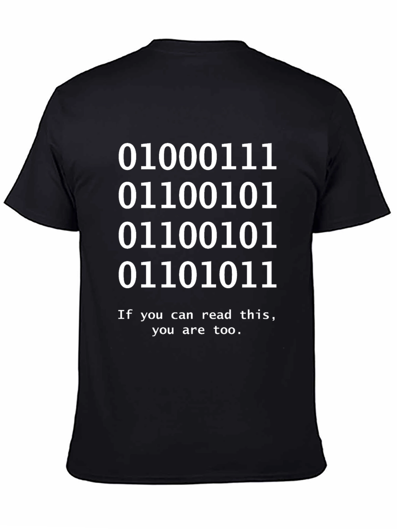 Binary Code T-Shirt - Funny Programmer Geek Tee