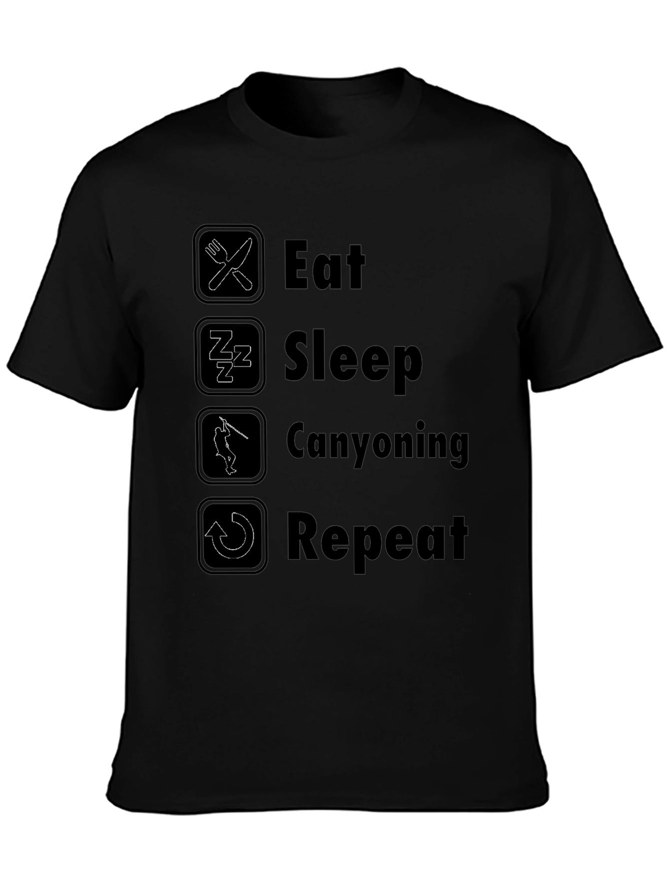 Eat Sleep Canyoning Repeat T-Shirt