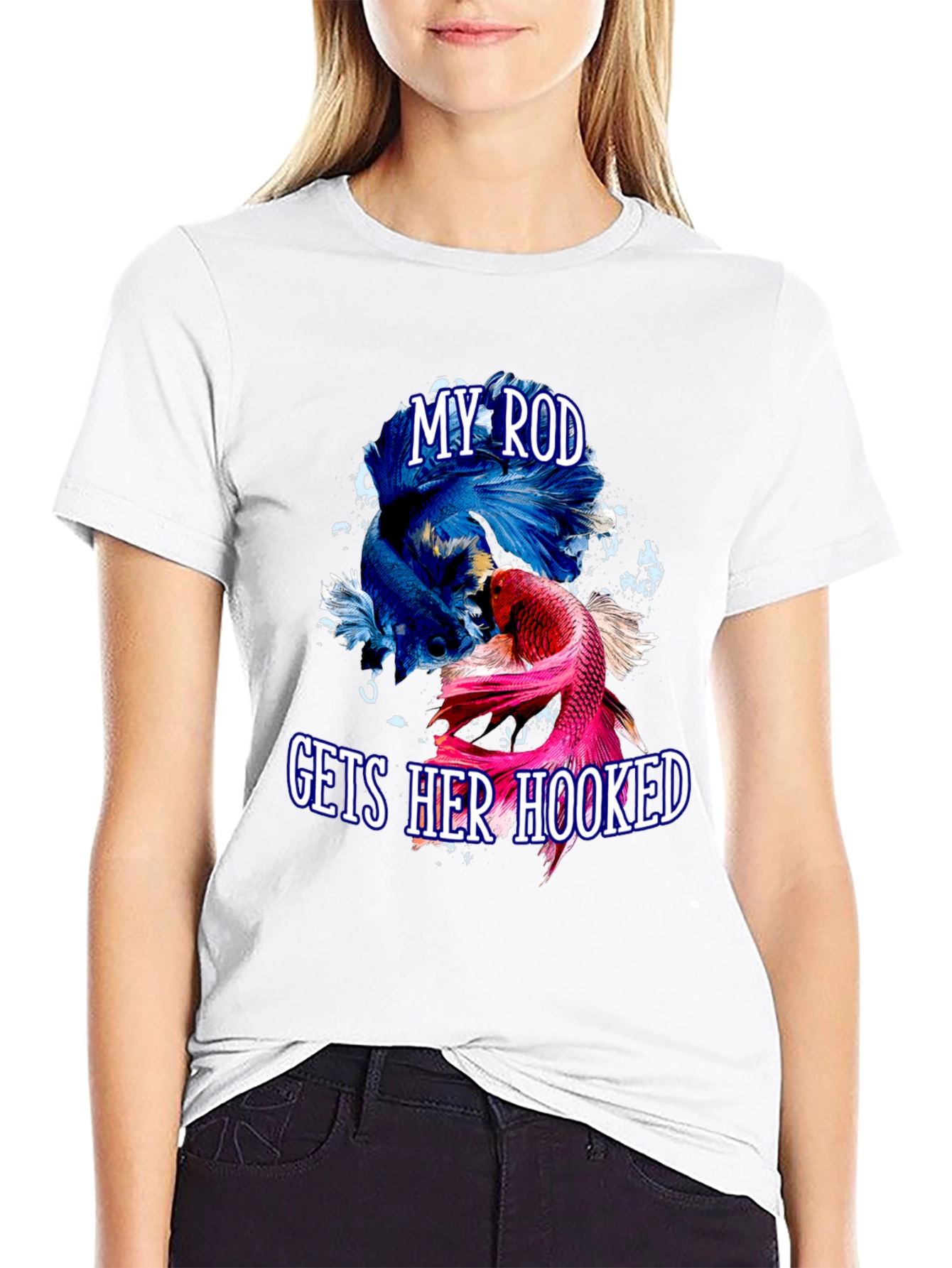 My Rod Gets Her Hooked Fish T-Shirt