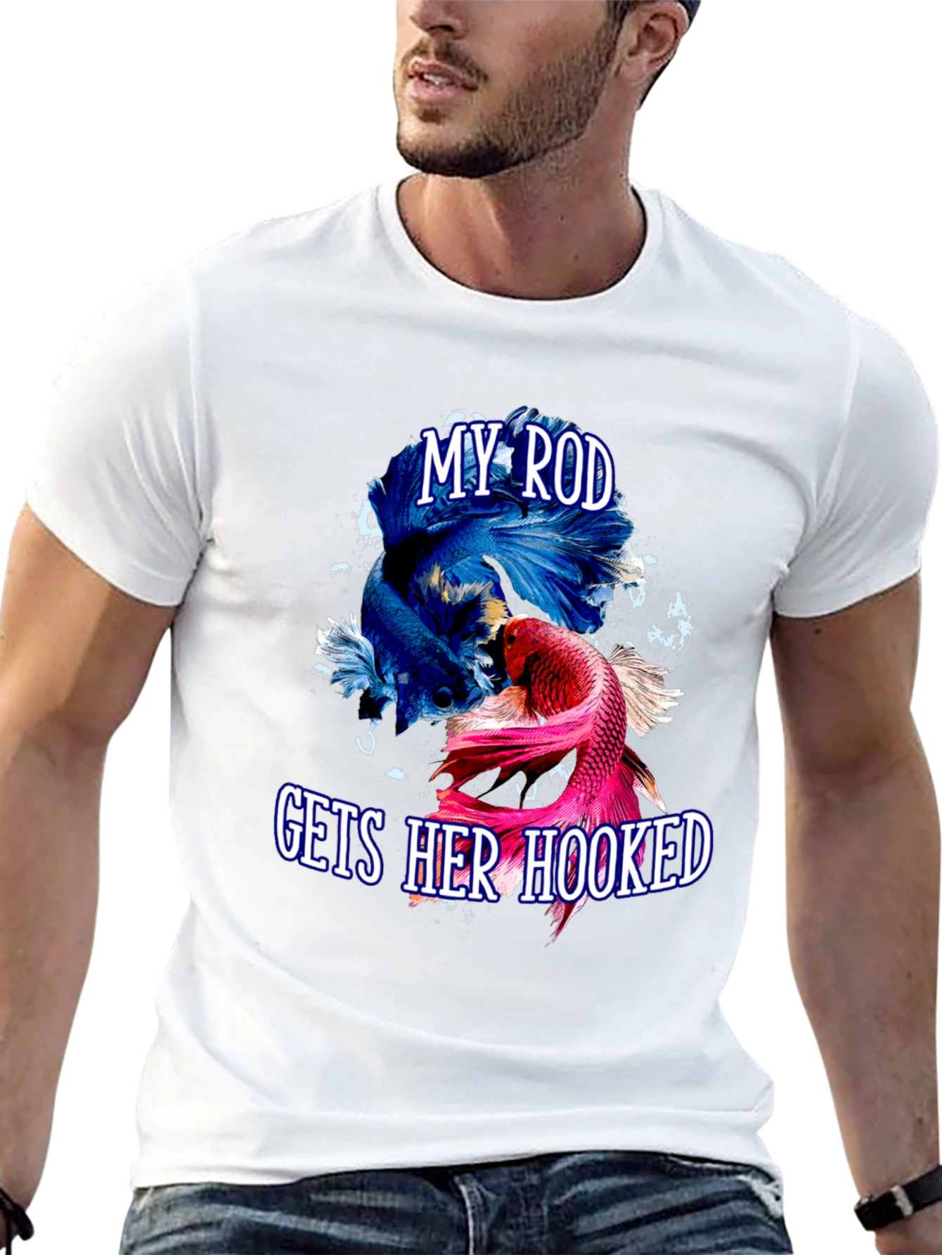 My Rod Gets Her Hooked Fish T-Shirt