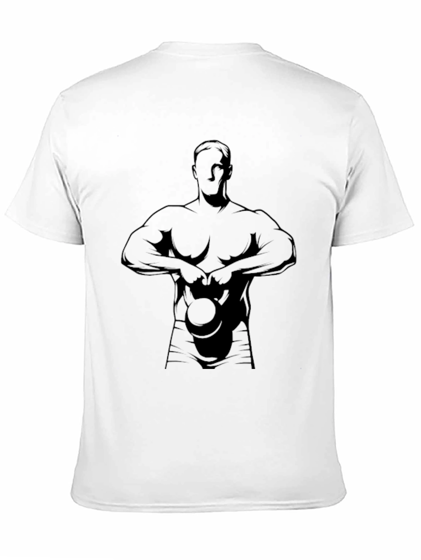 Kettlebell Workout T-Shirt - Gym Bodybuilder Tee