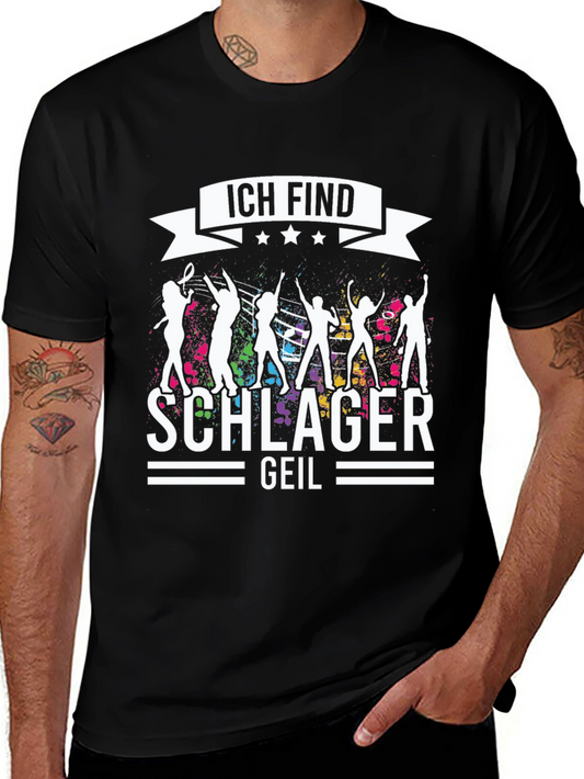 Ich Find Schlager Geil Graphic T-Shirt