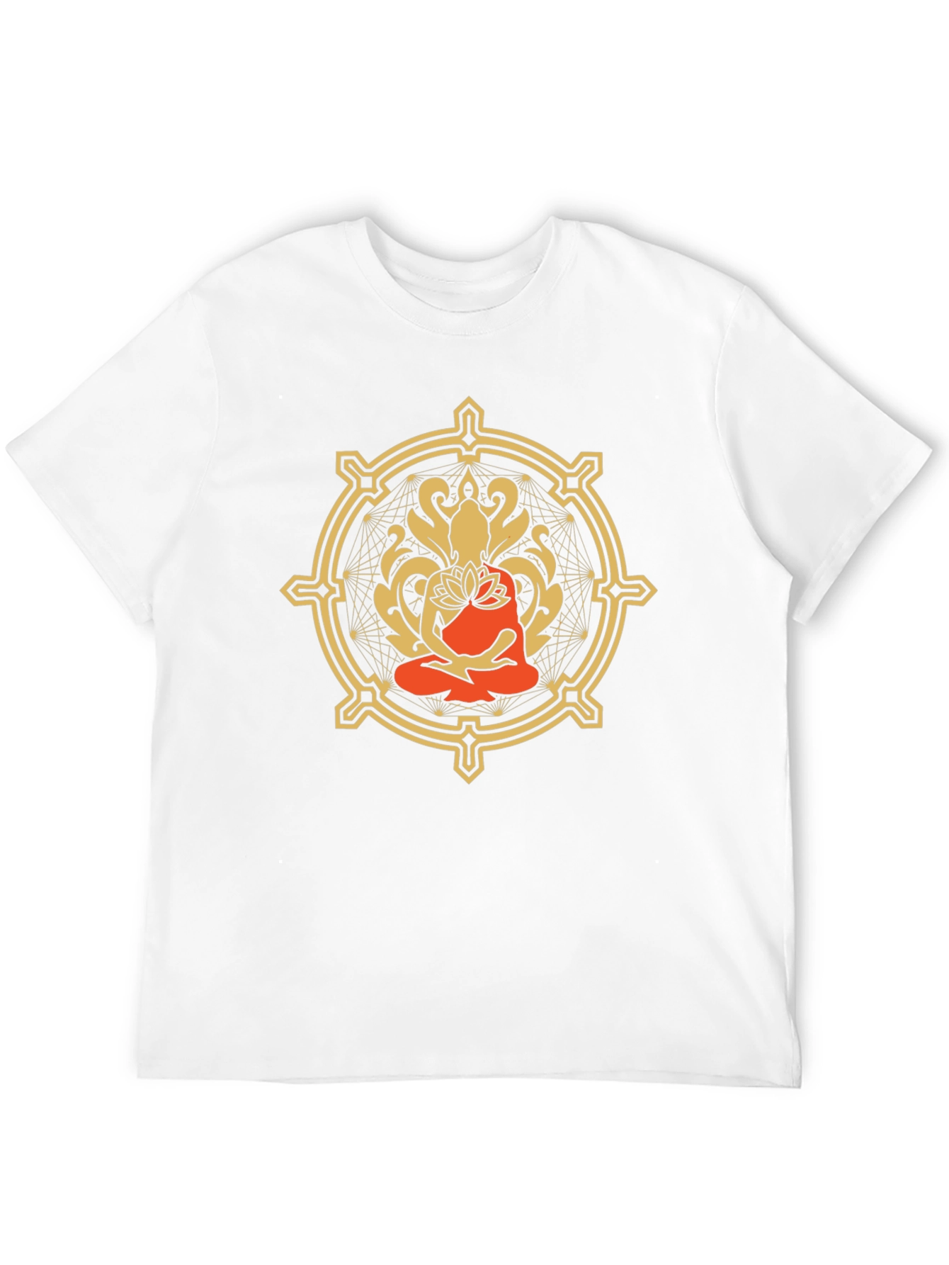 Meditative Lotus T-Shirt - Stylish Zen Design