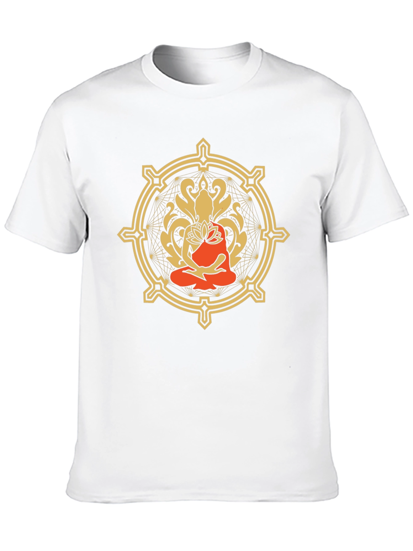 Meditative Lotus T-Shirt - Stylish Zen Design