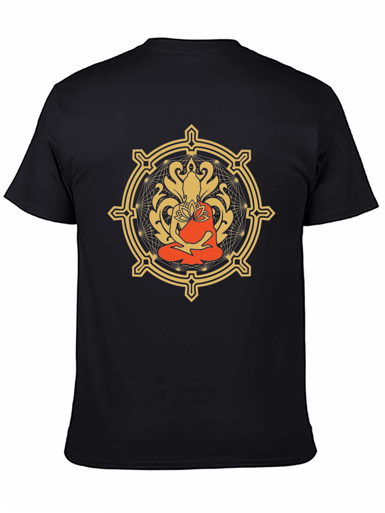 Meditative Lotus T-Shirt - Stylish Zen Design