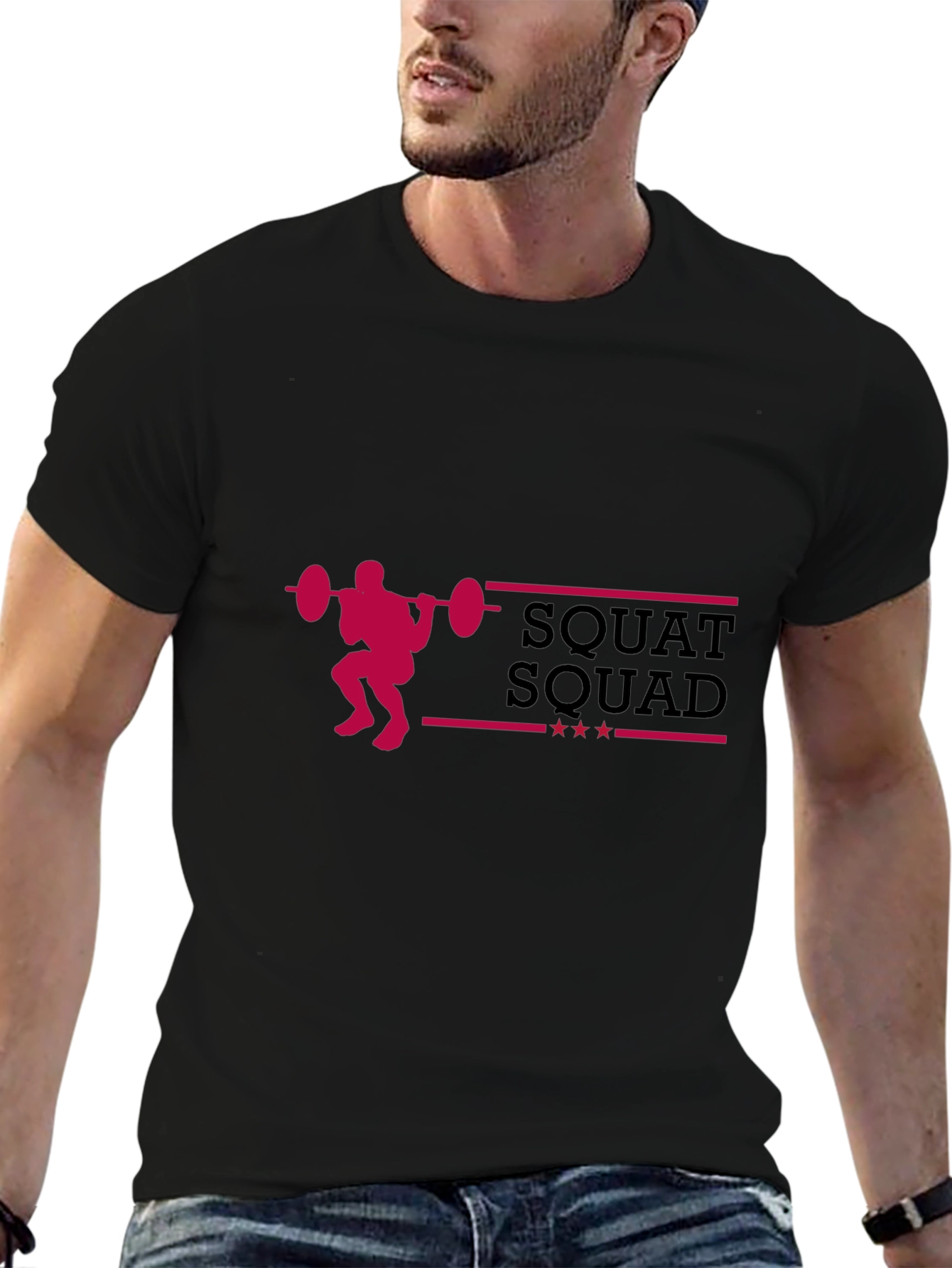Squat Squad T-Shirt - Workout Gym Tee