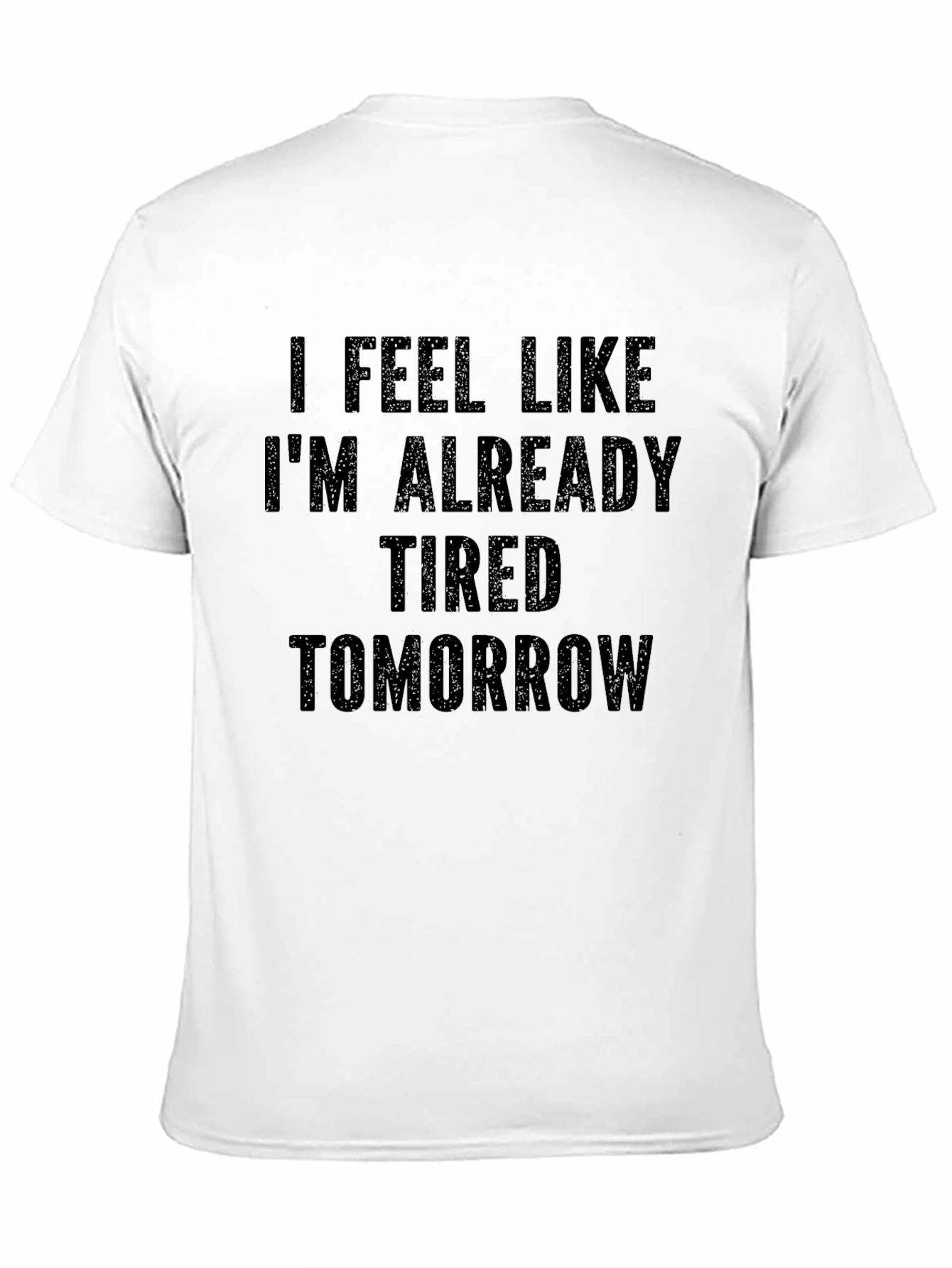 Tired Tomorrow Graphic Tee - Unisex Black T-Shirt