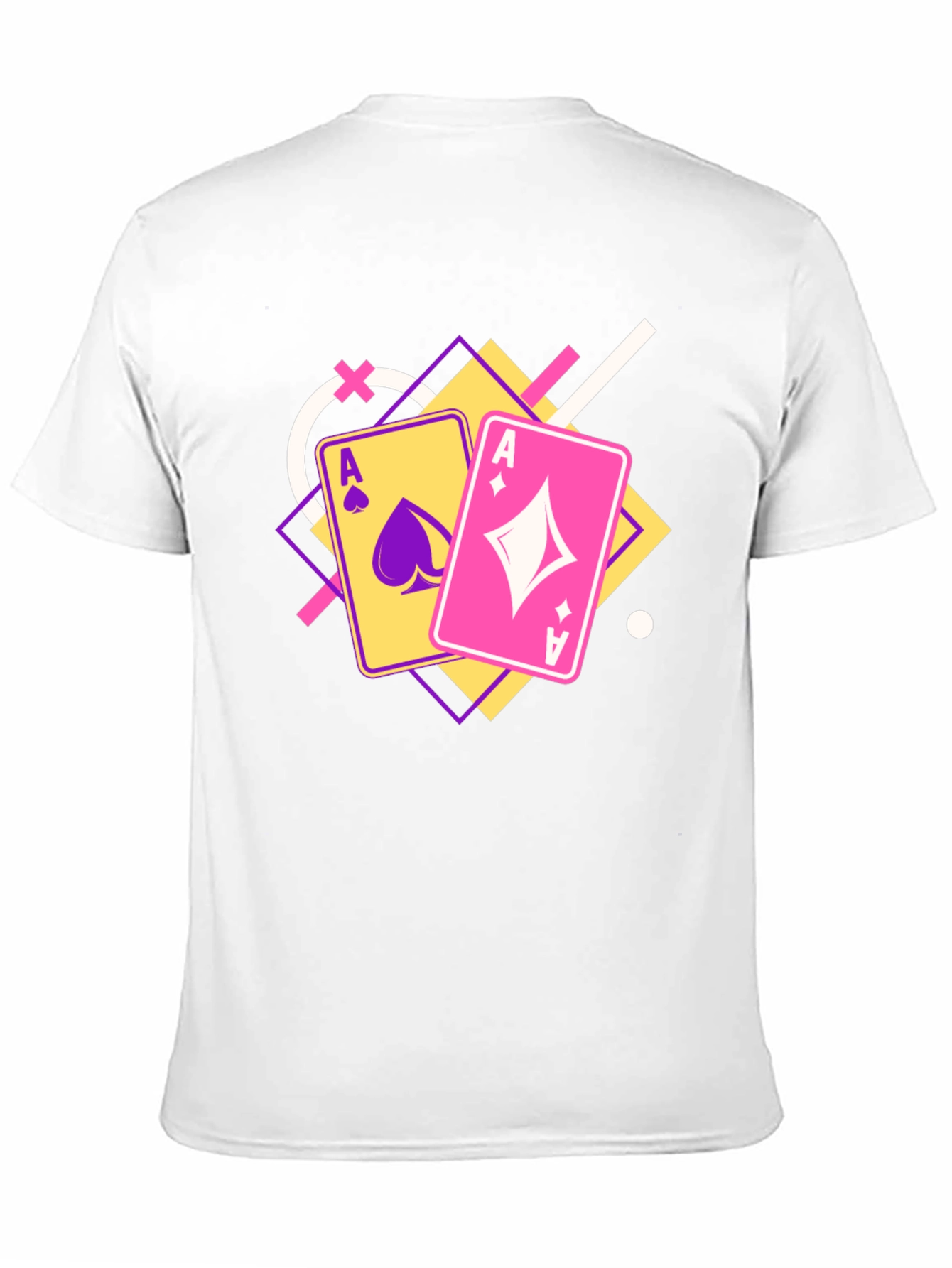 Ace Cards Graphic Tee - Black Casual T-Shirt