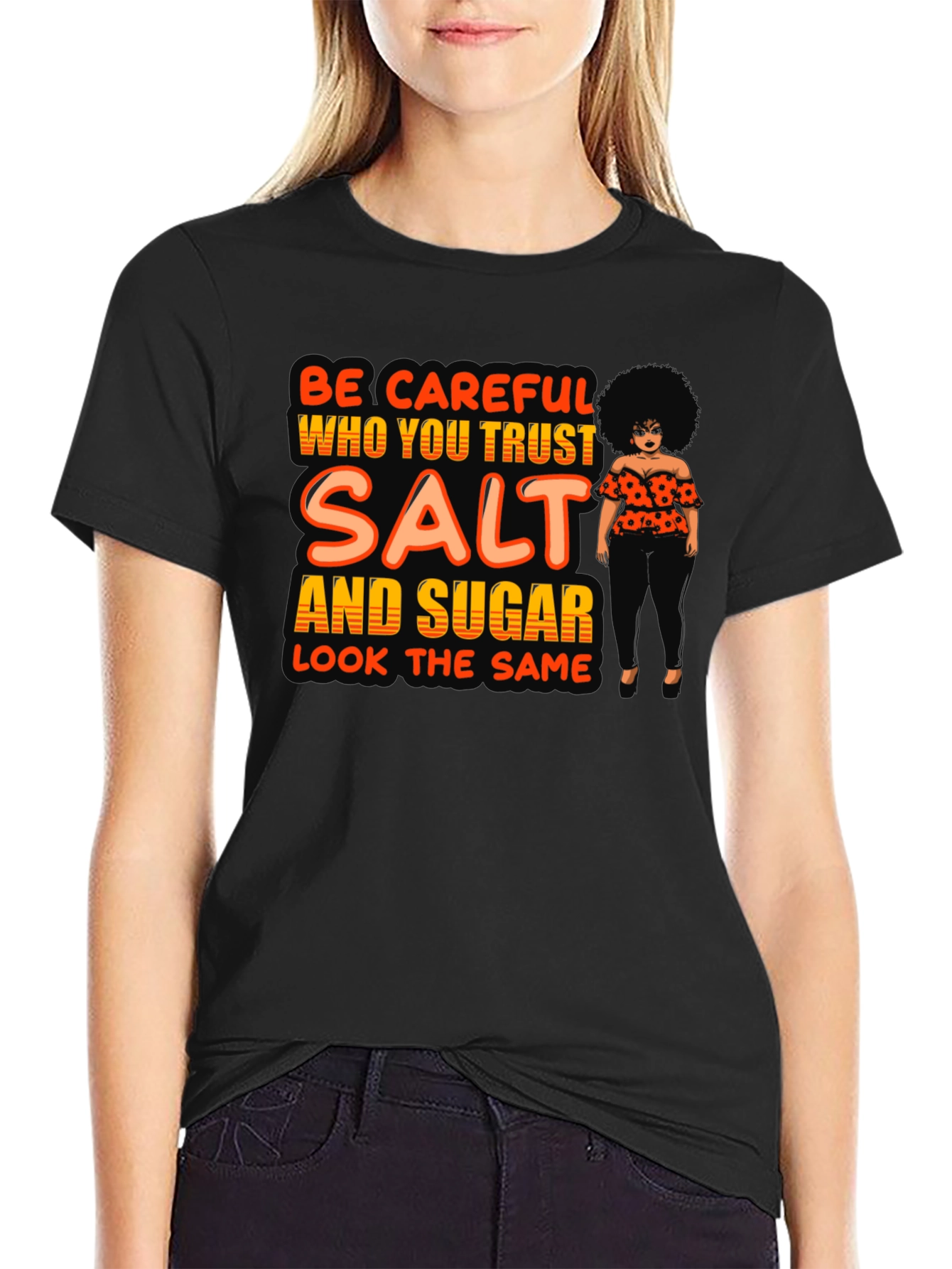 Salt and Sugar Graphic T-Shirt - Trust No One