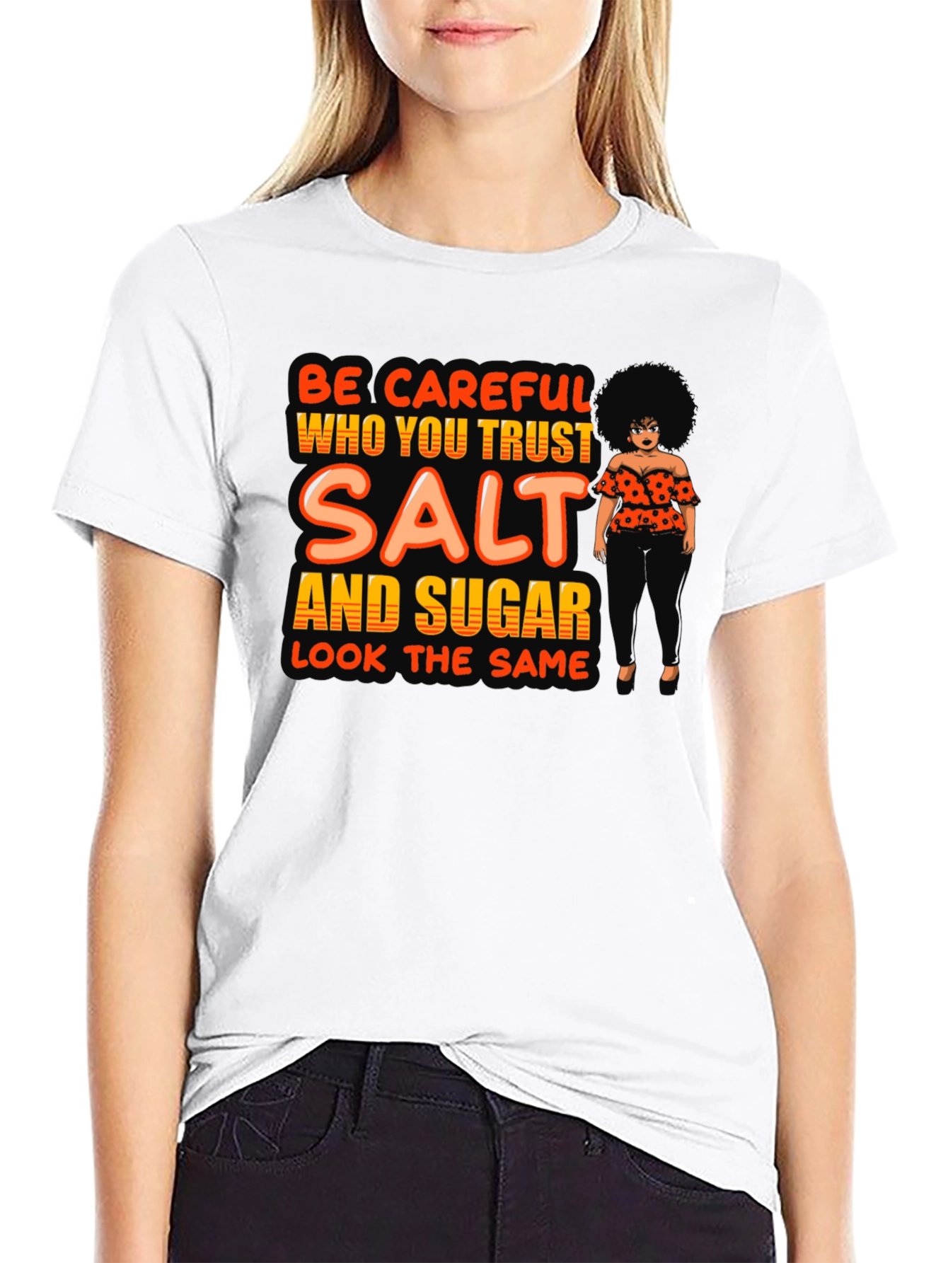 Salt and Sugar Graphic T-Shirt - Trust No One