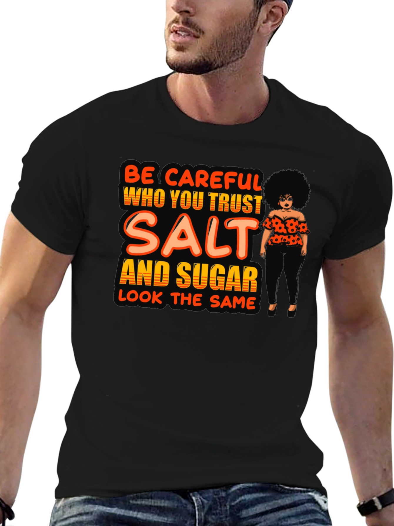 Salt and Sugar Graphic T-Shirt - Trust No One