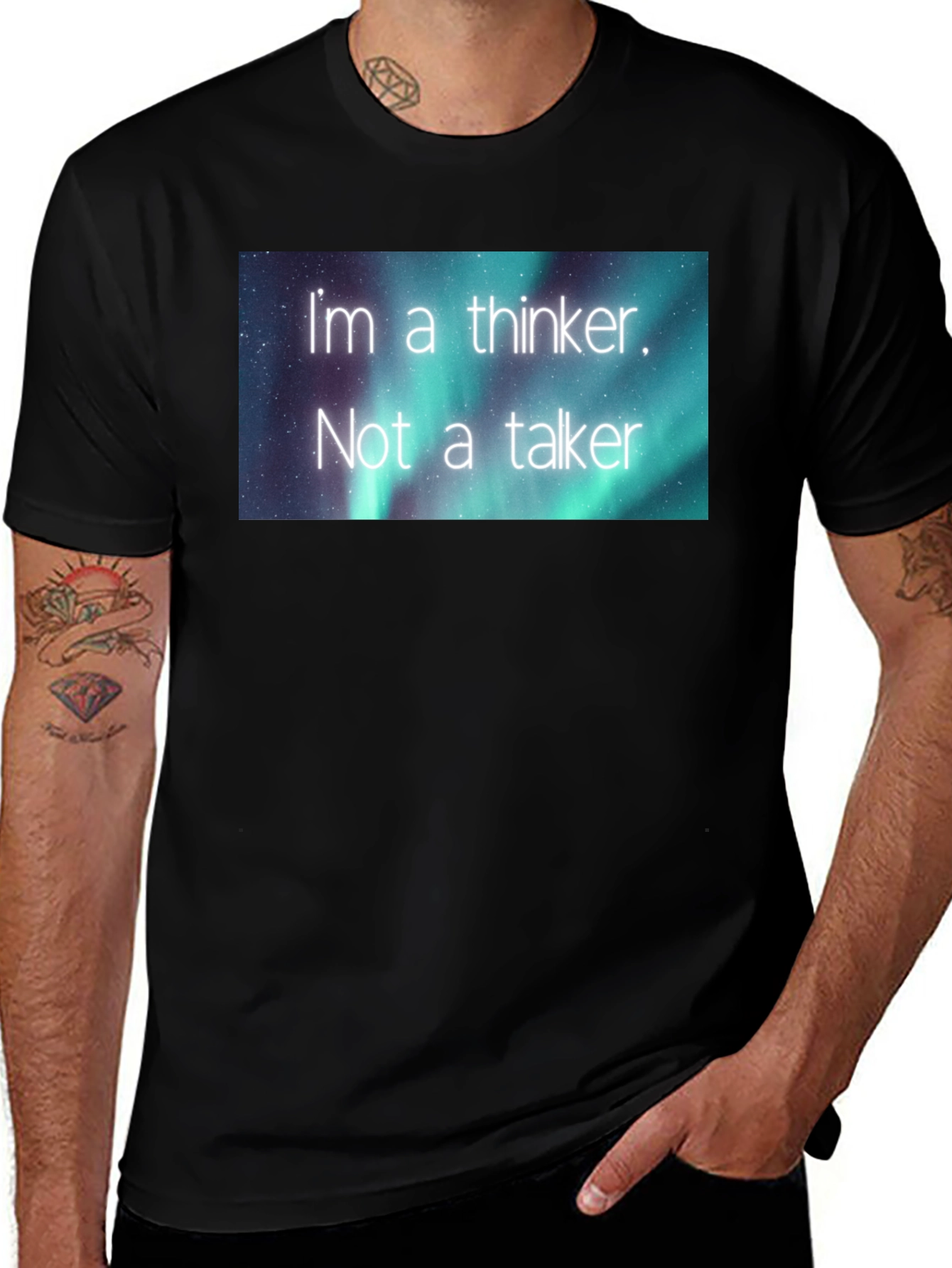 Thinker T-Shirt - Aurora Graphic Tee