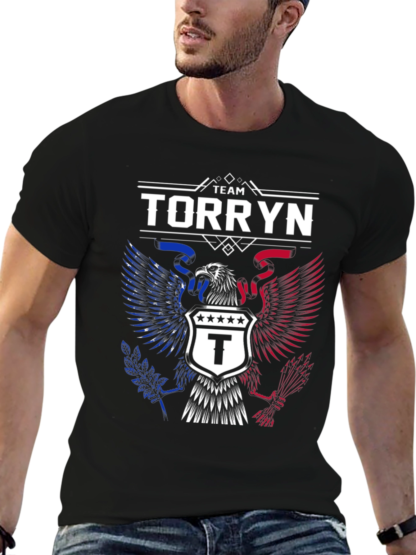 Team Torryn Graphic T-Shirt - Patriotic Eagle Design