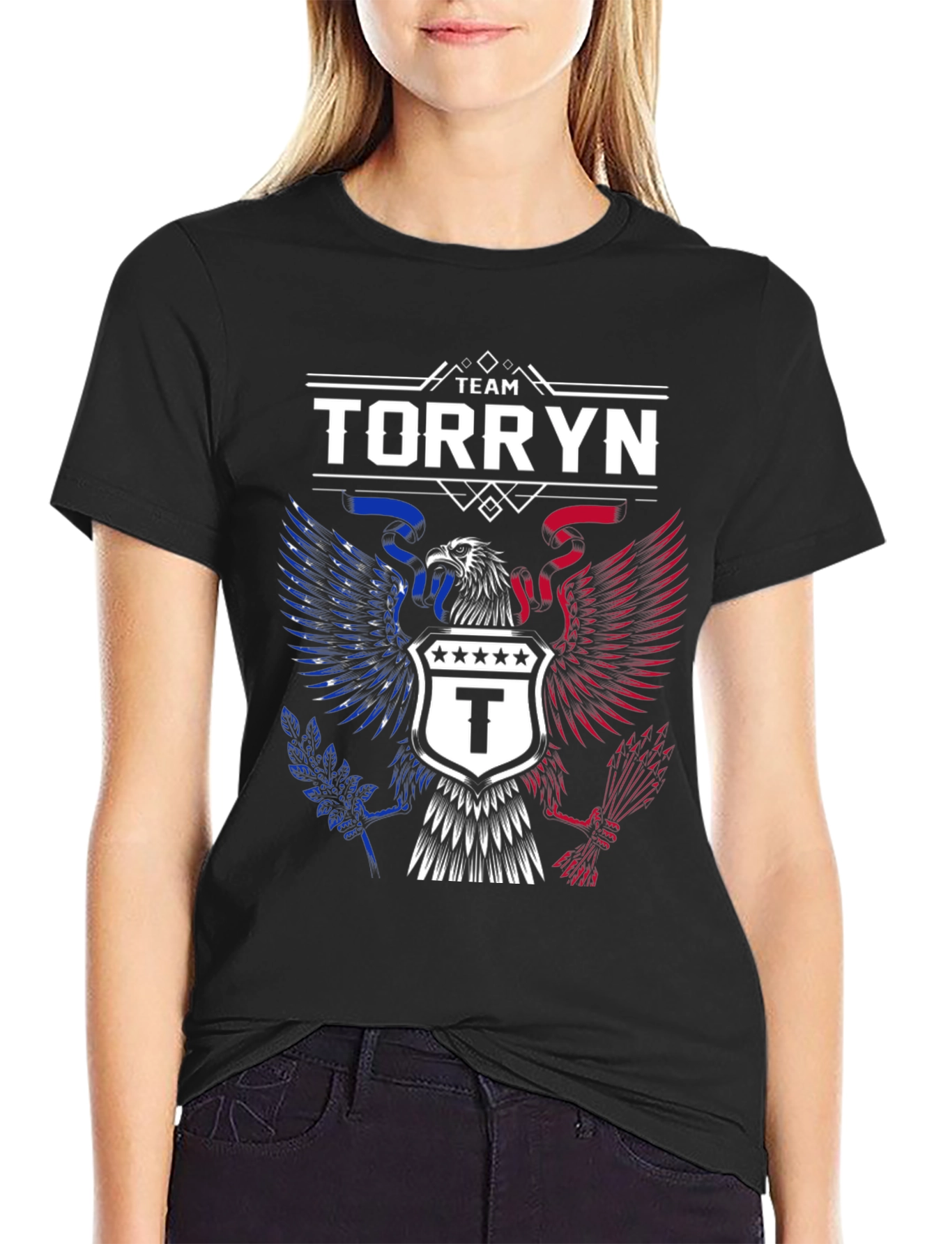Team Torryn Graphic T-Shirt - Patriotic Eagle Design