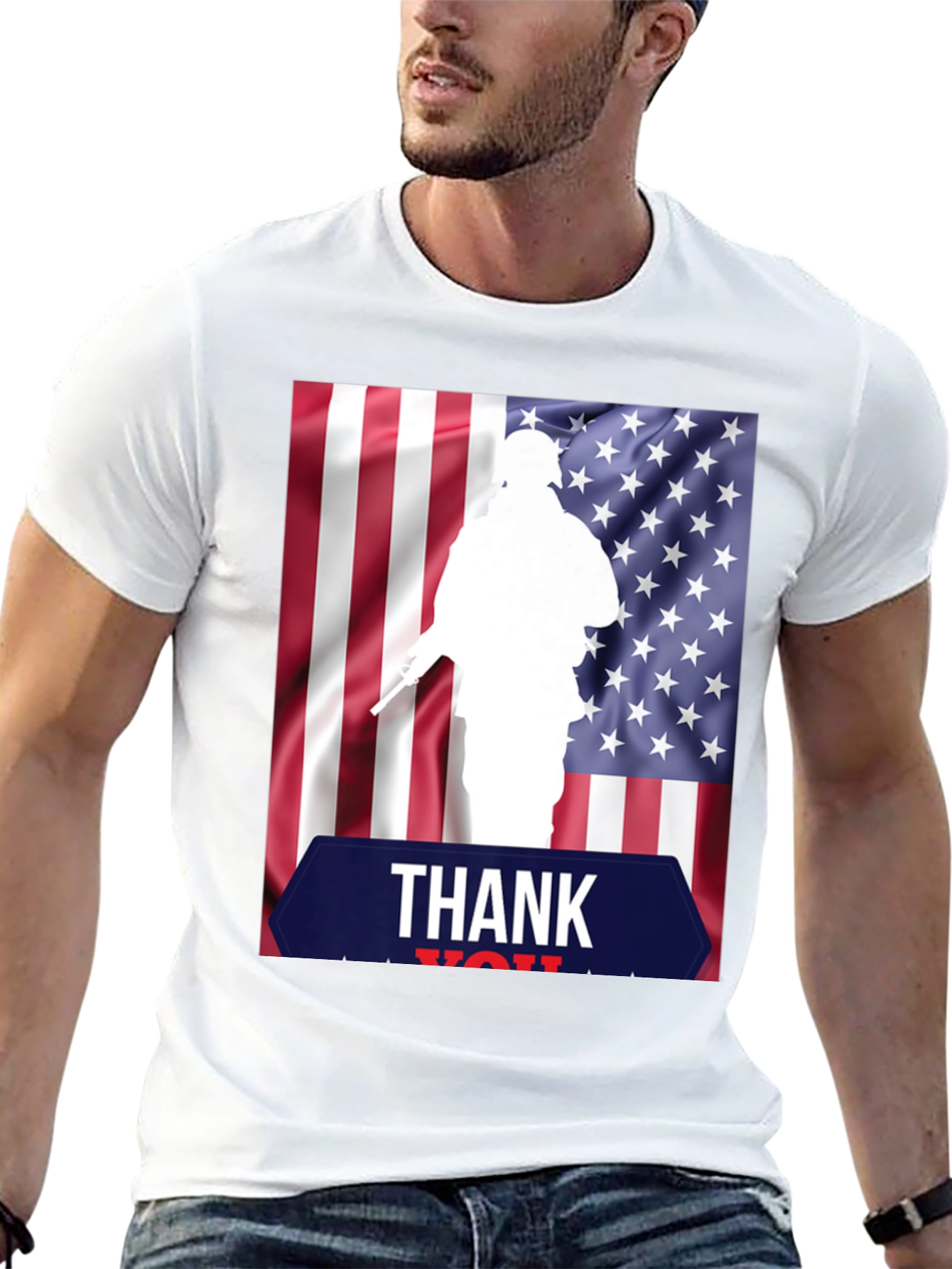 Patriotic Thank You T-Shirt