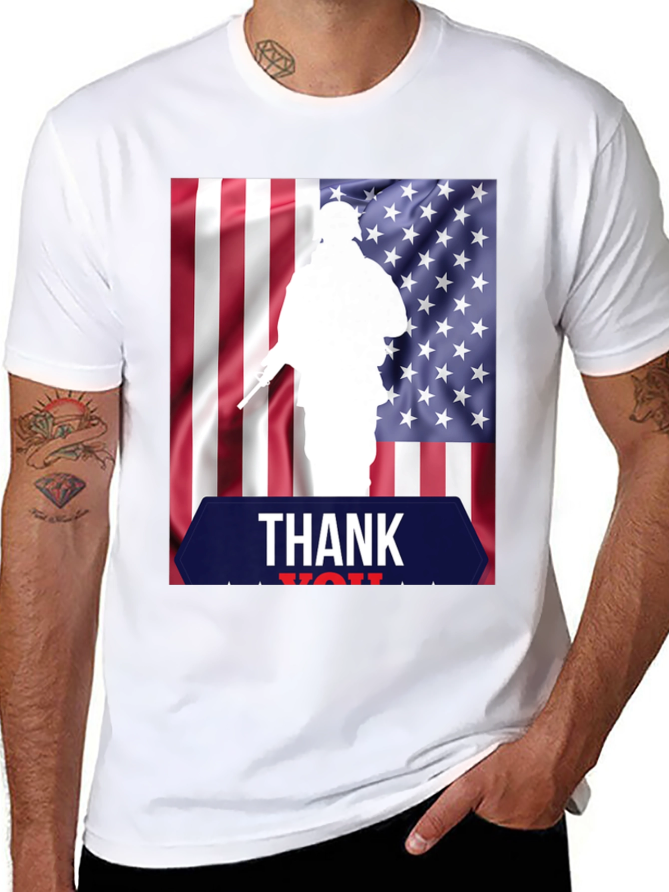 Patriotic Thank You T-Shirt
