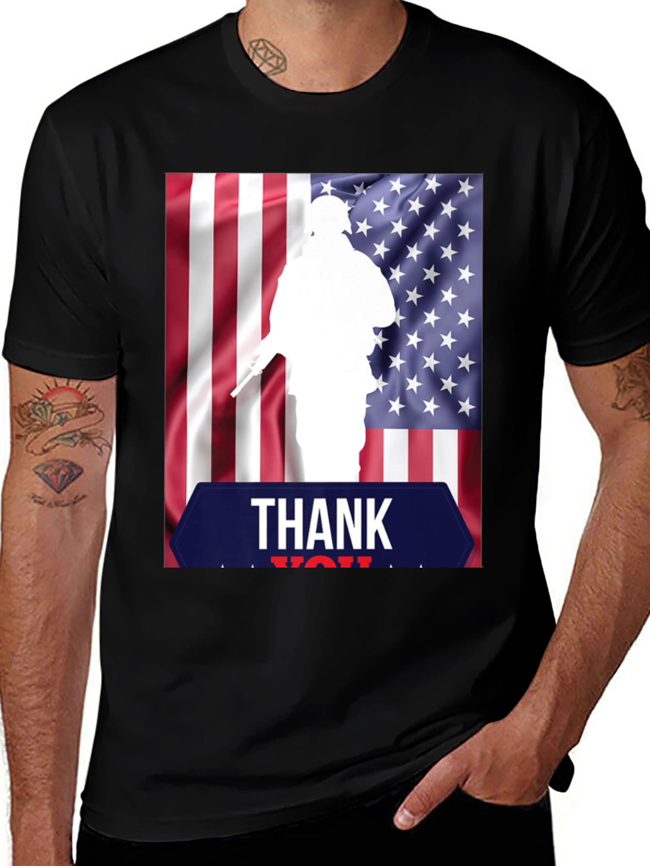 Patriotic Thank You T-Shirt