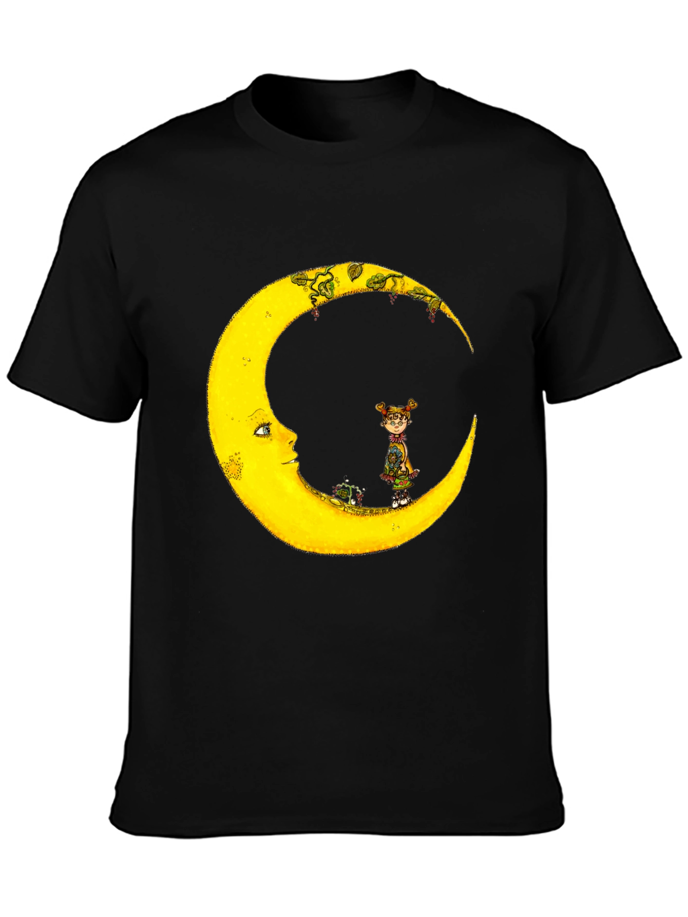 Whimsical Moon Graphic T-Shirt - Unisex