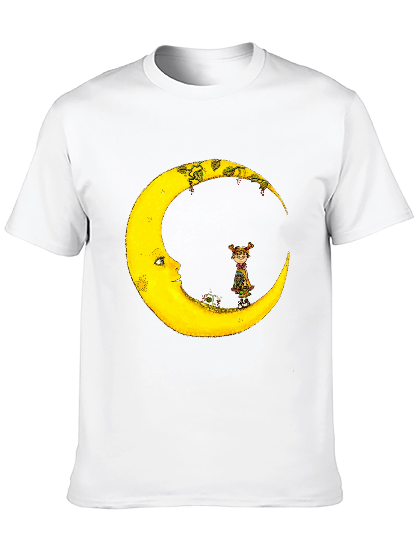 Whimsical Moon Graphic T-Shirt - Unisex