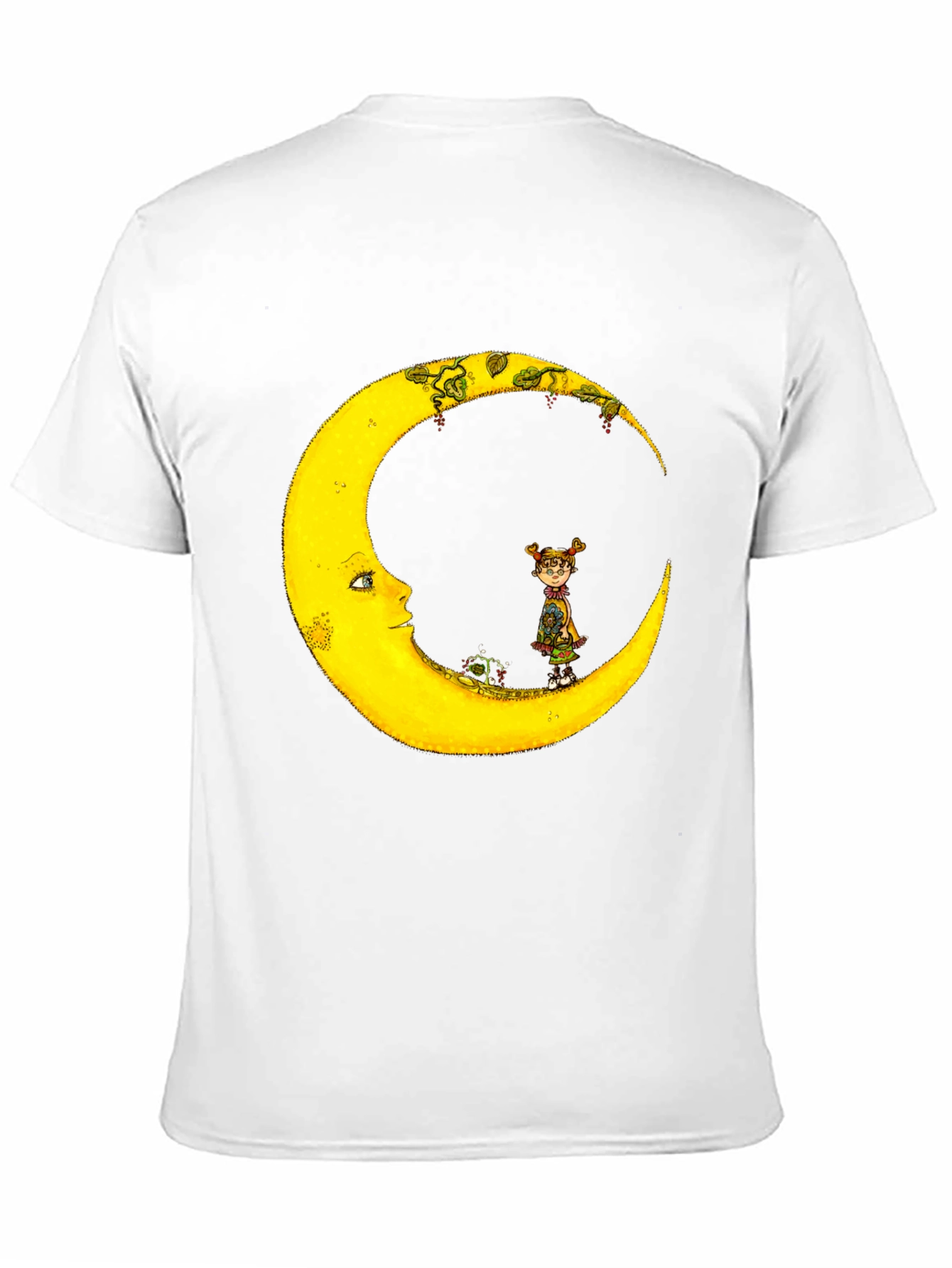 Whimsical Moon Graphic T-Shirt - Unisex