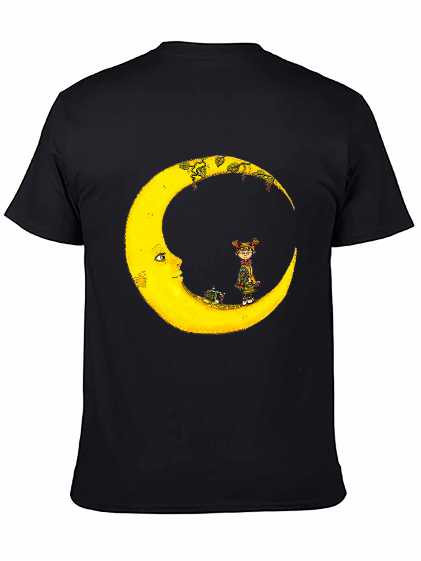 Whimsical Moon Graphic T-Shirt - Unisex