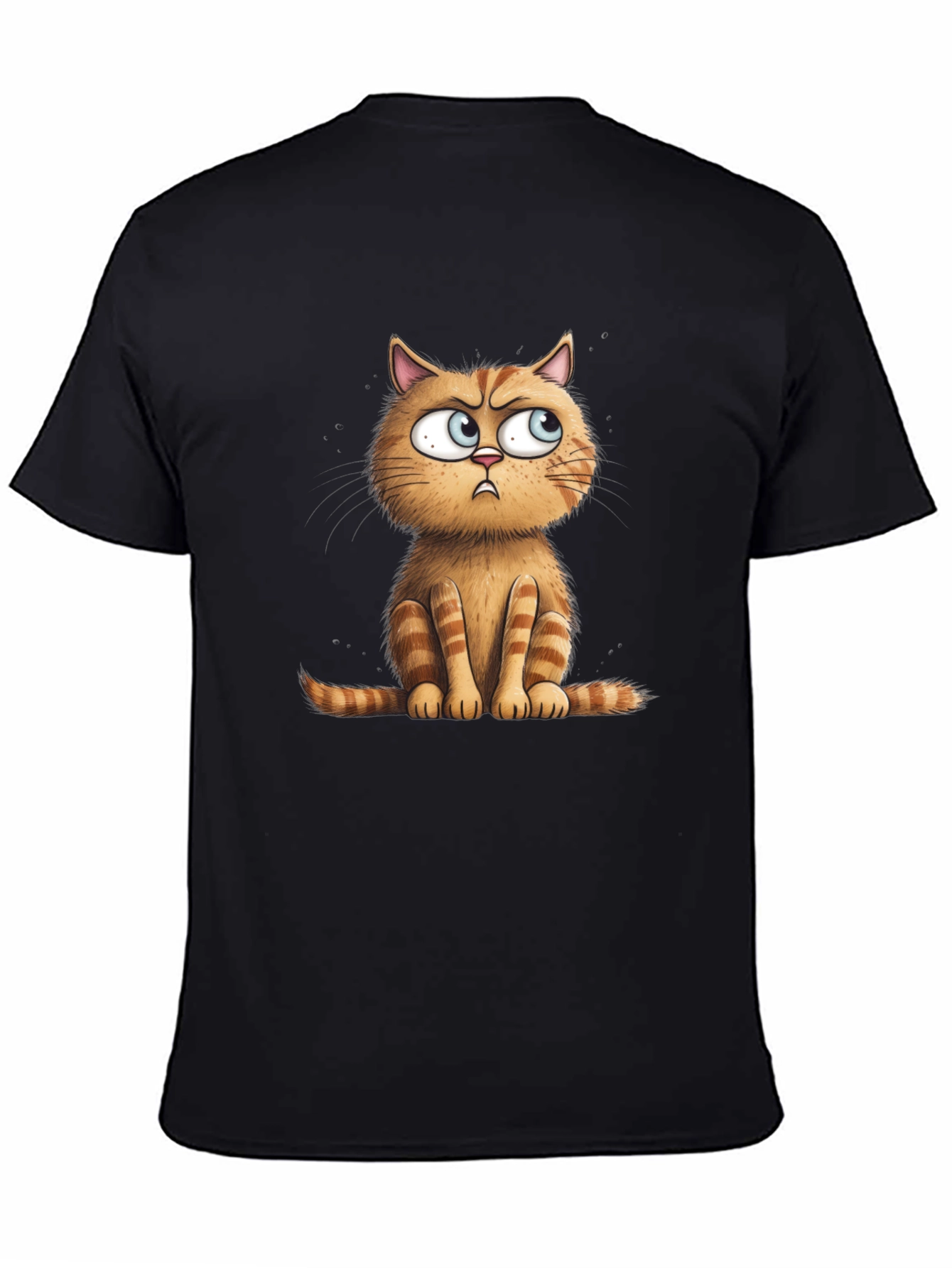 Grumpy Cat Graphic Tee - Black Unisex T-Shirt