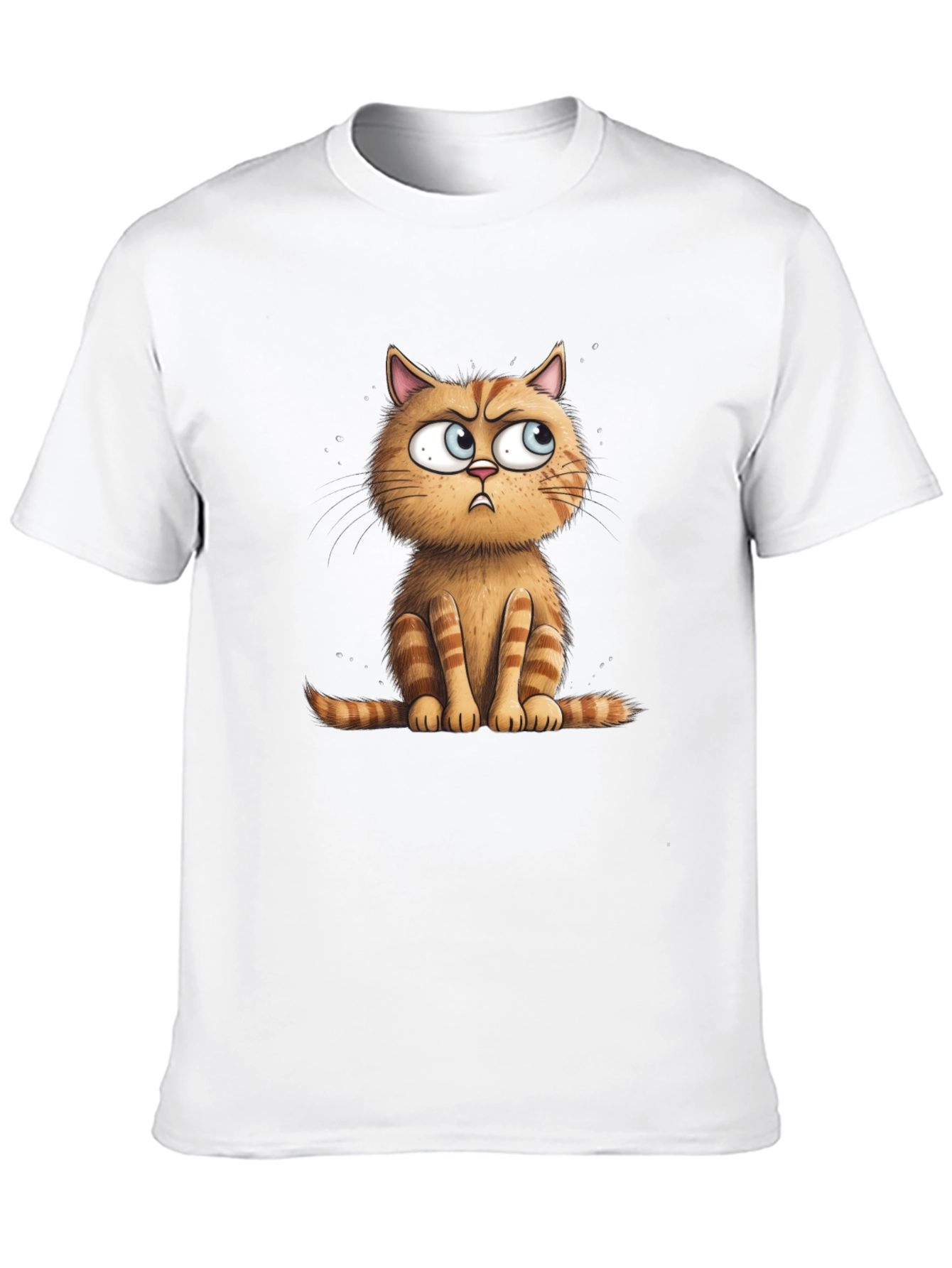Grumpy Cat Graphic Tee - Black Unisex T-Shirt