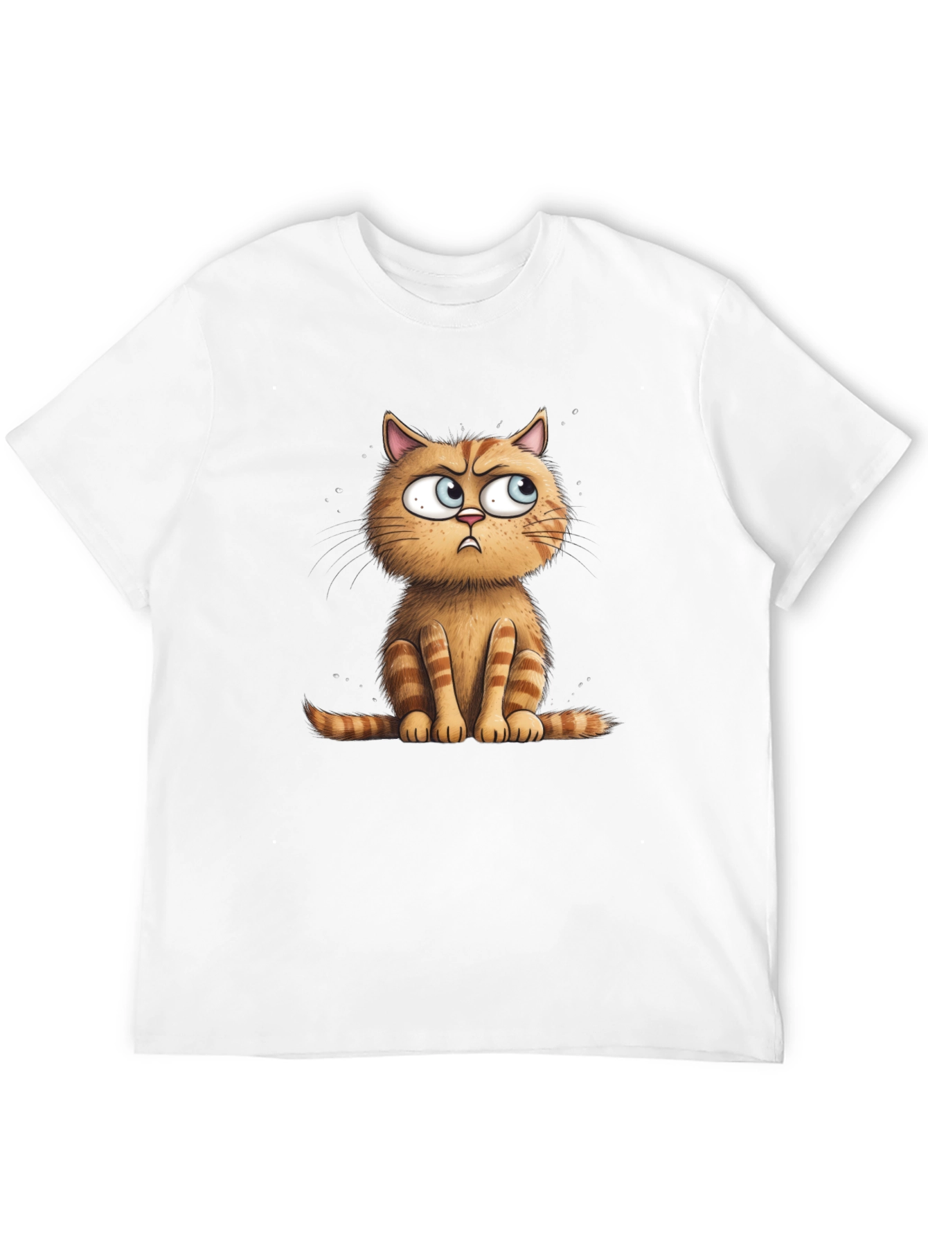 Grumpy Cat Graphic Tee - Black Unisex T-Shirt
