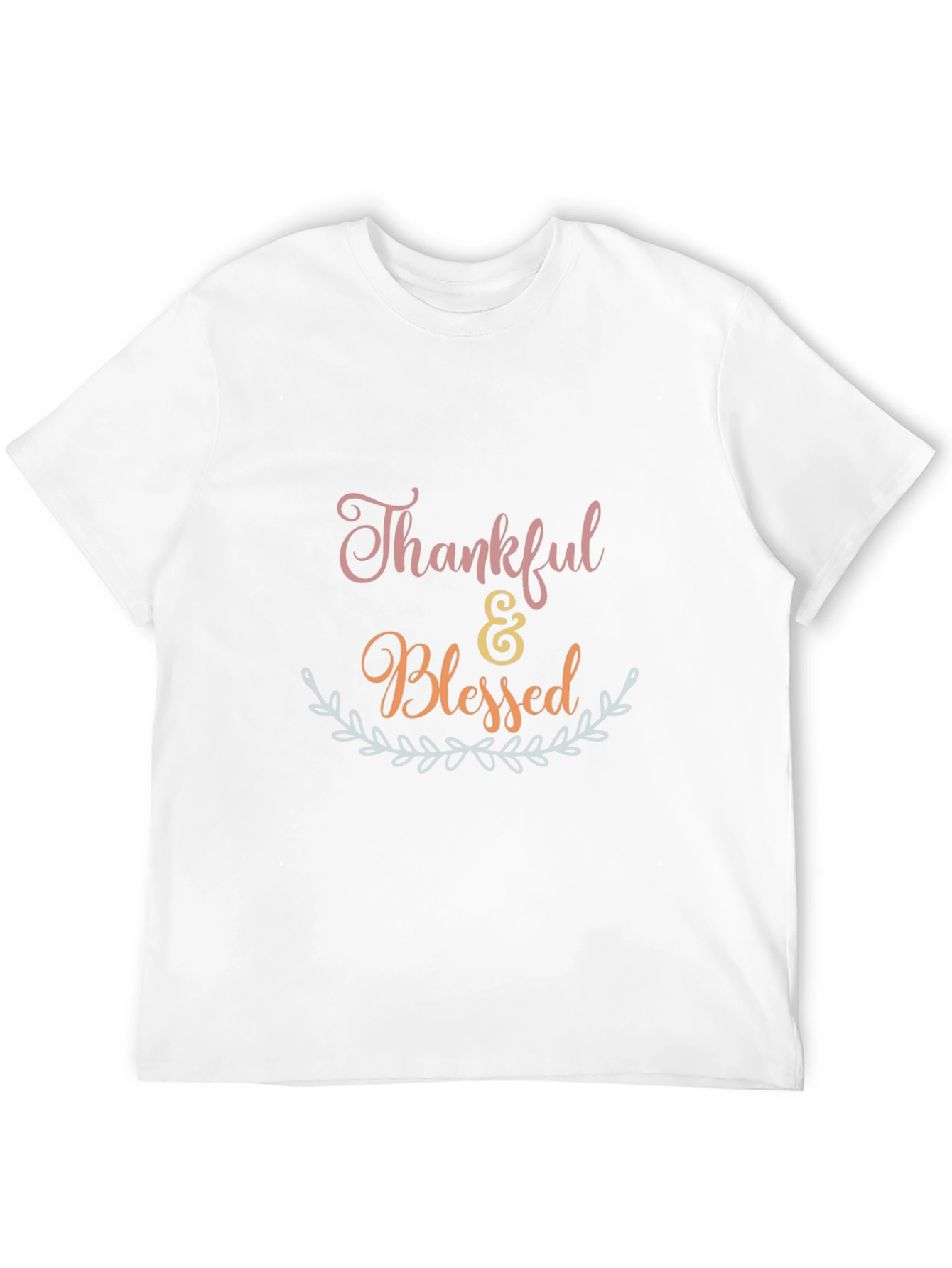 Thankful & Blessed Graphic T-Shirt