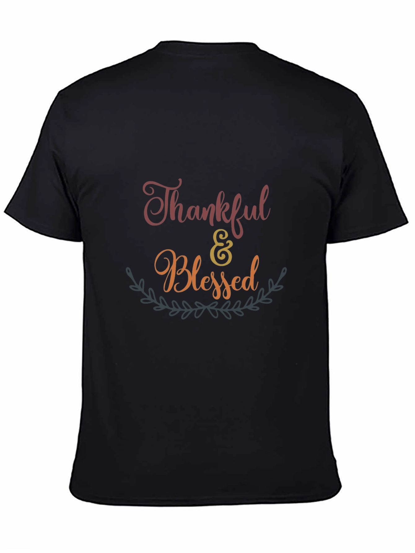 Thankful & Blessed Graphic T-Shirt