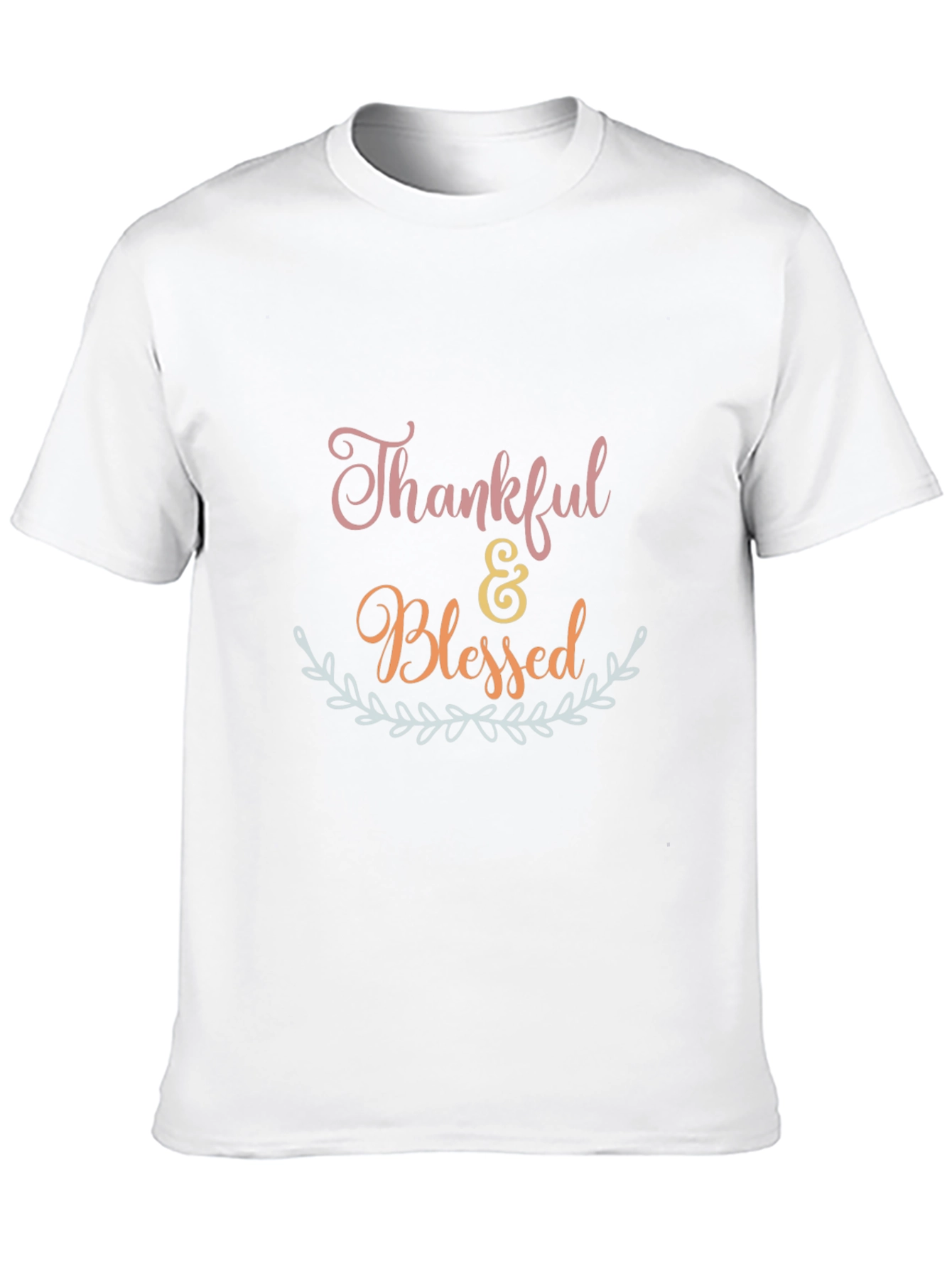 Thankful & Blessed Graphic T-Shirt